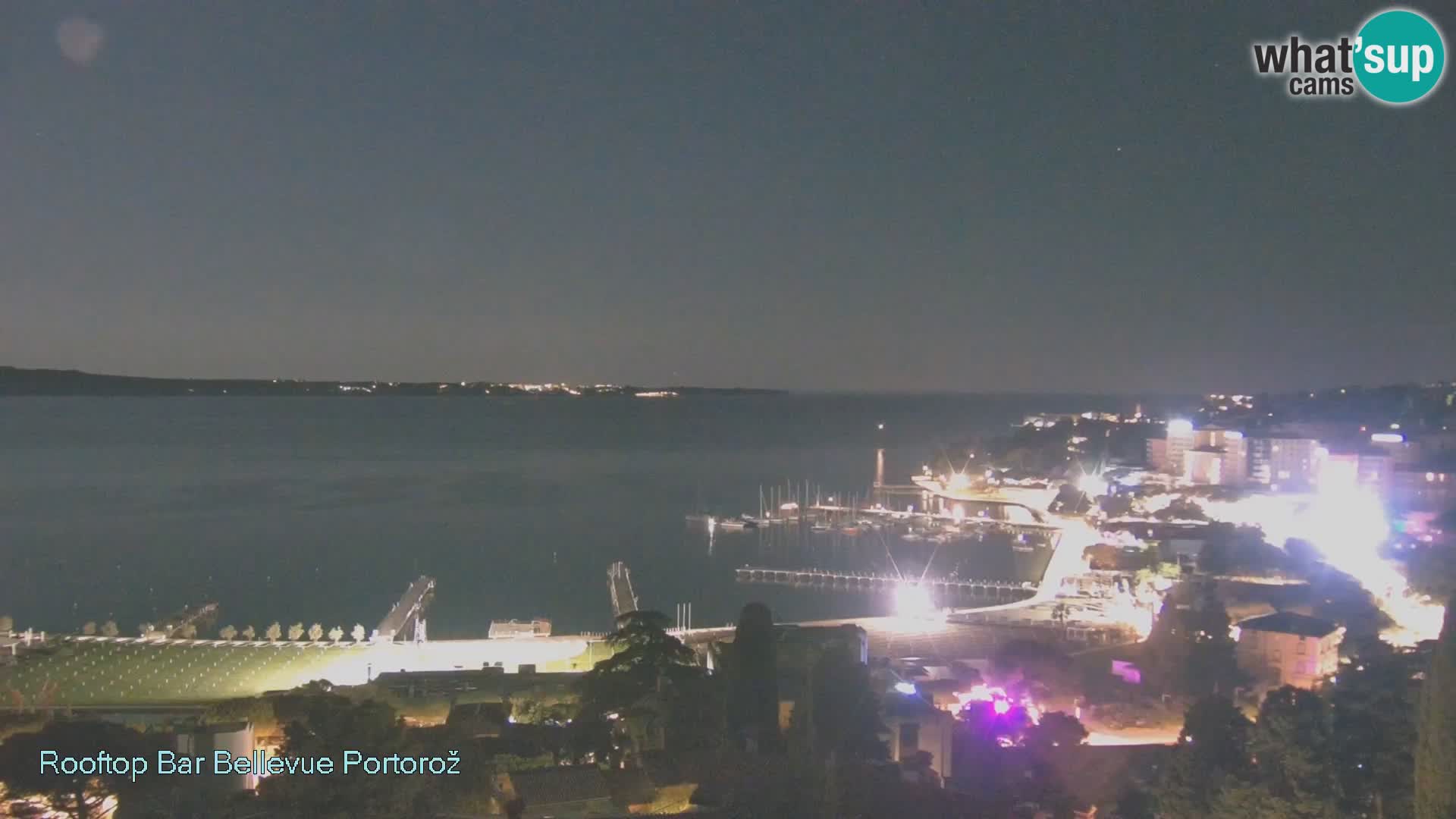 Live webcam Portorož – Panorama dalla Villa Bellevue