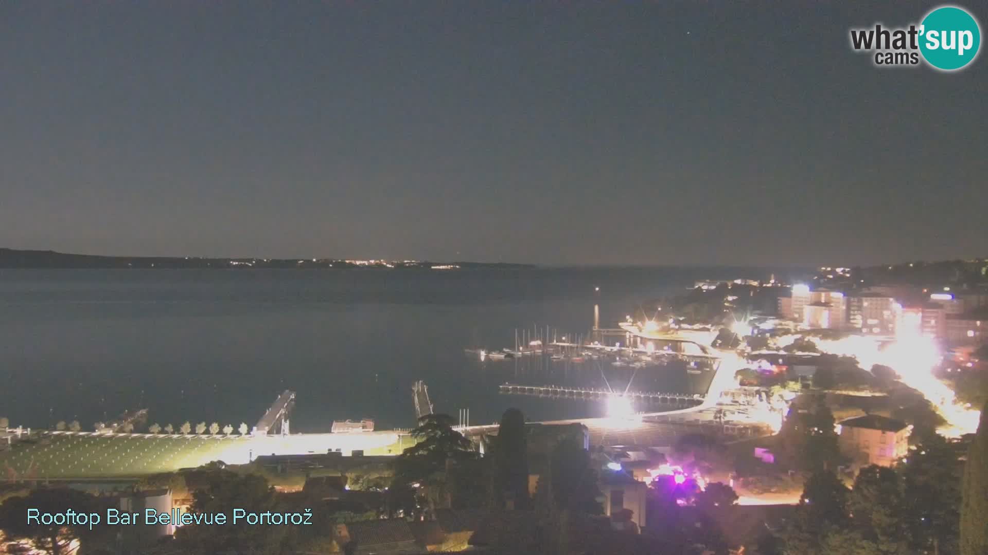 Panorama webcam Portorož – view from Villa Bellevue