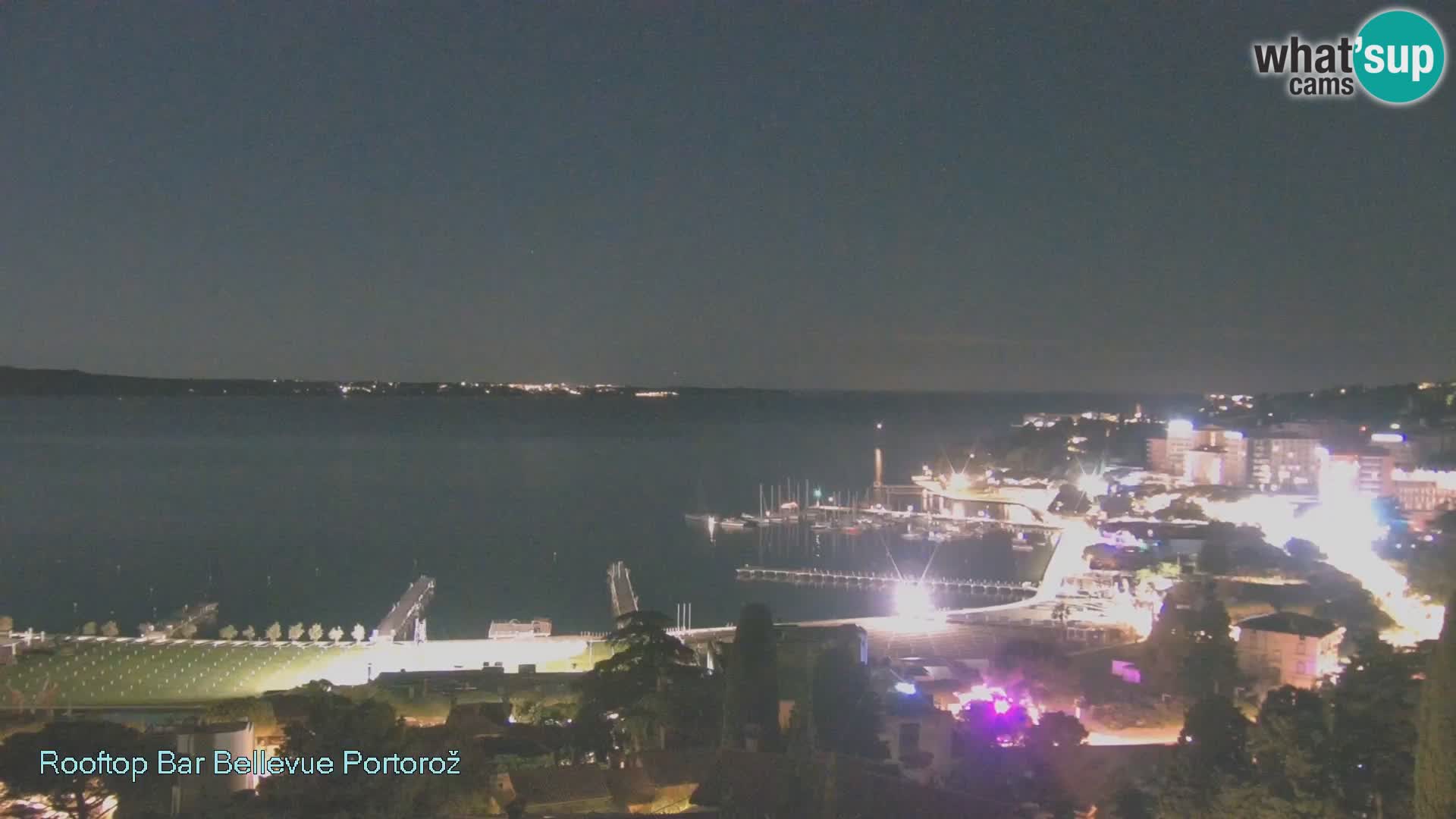 Live webcam Portorož – Panorama dalla Villa Bellevue