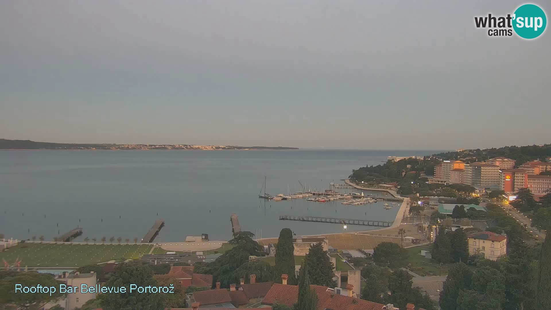 Portorož web kamera – pogled sa Villa Bellevue