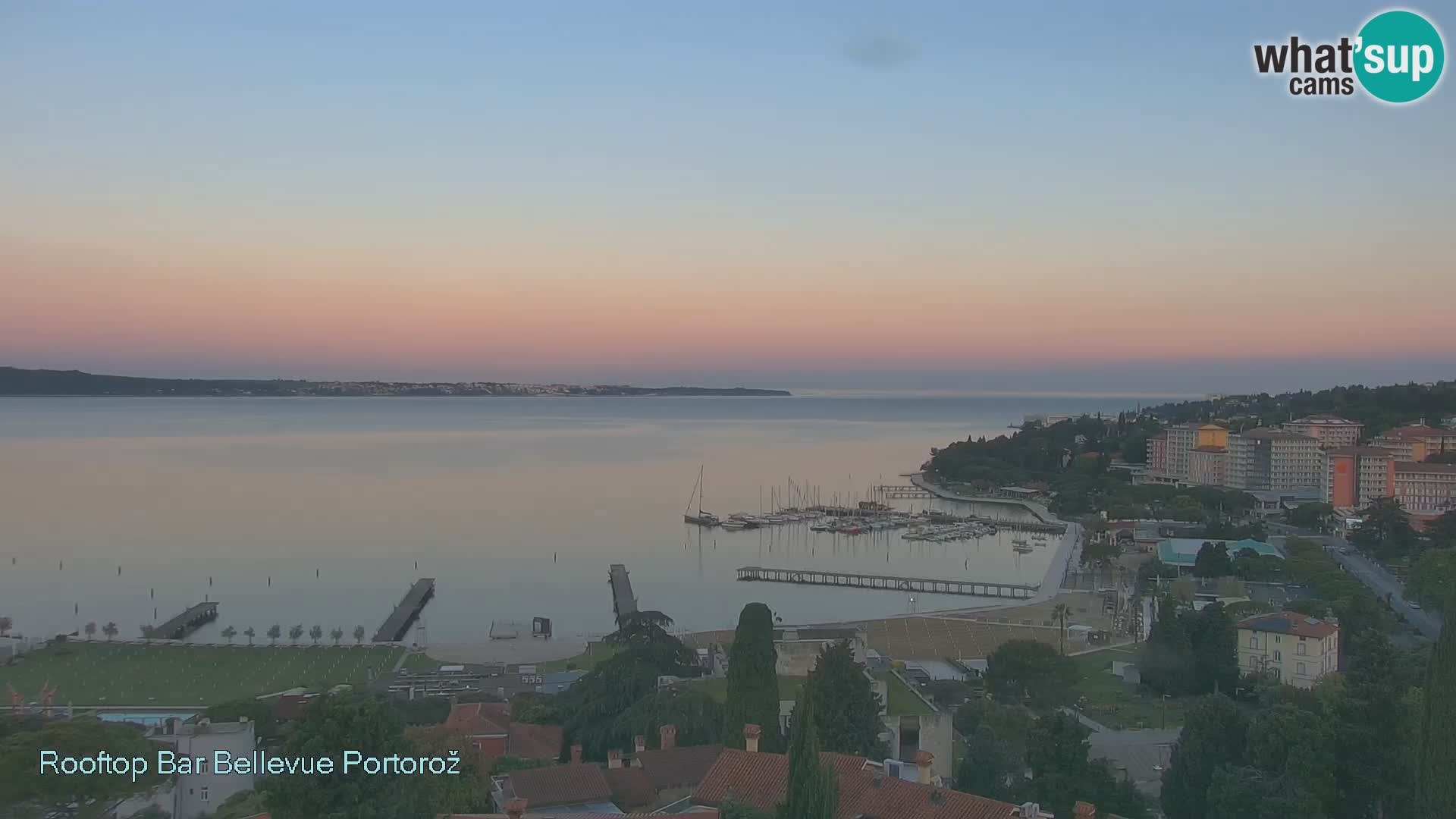 Panorama webcam Portorož – view from Villa Bellevue