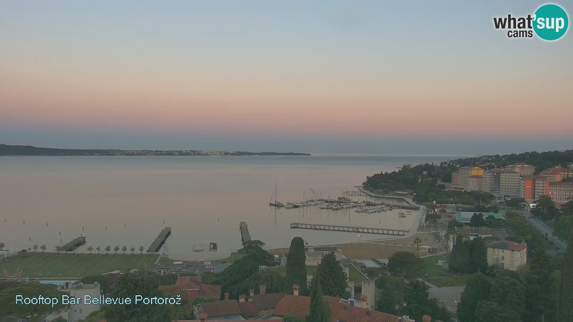 Panorama webcam Portorož – view from Villa Bellevue
