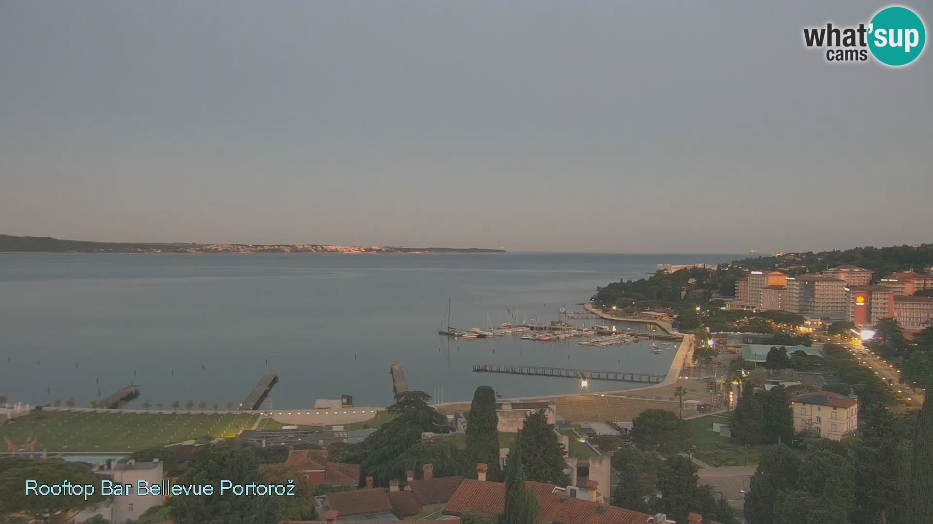 Portorož camera en vivo – Panorama Villa Bellevue