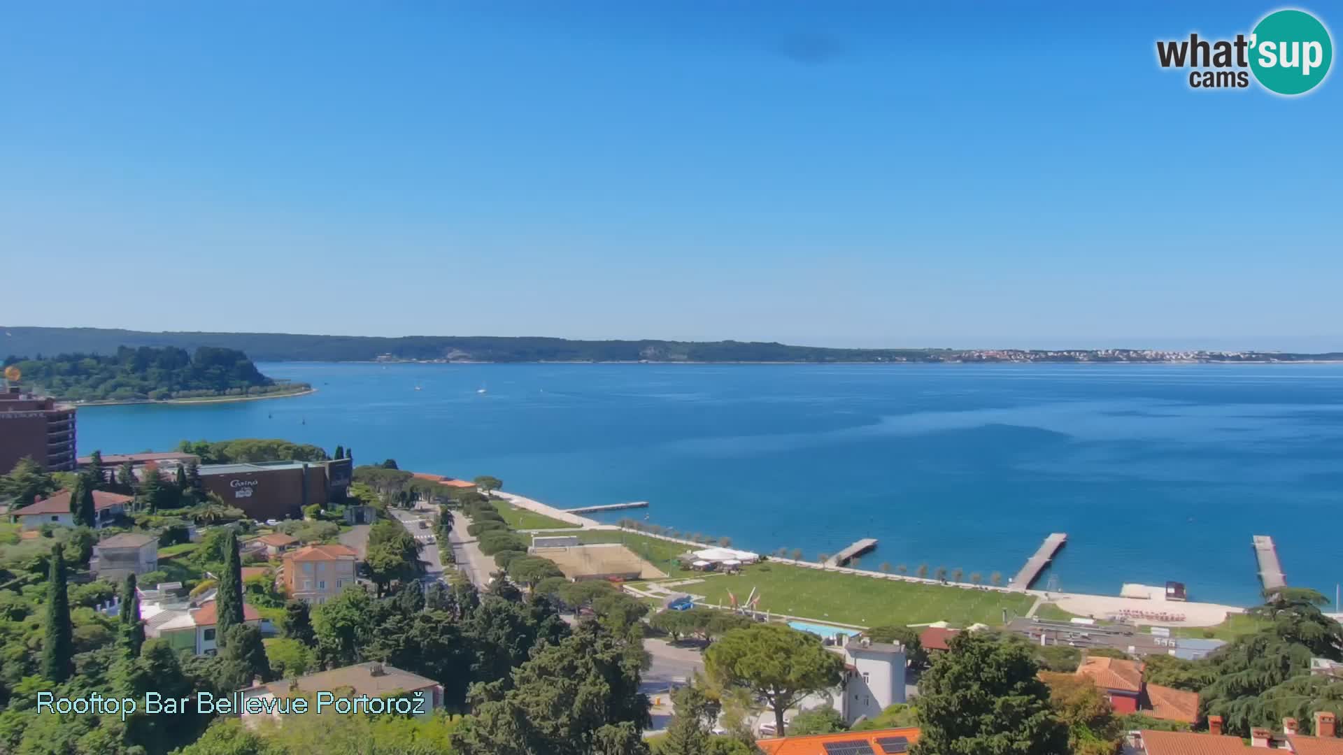Panorama webcam Portorož – view from Villa Bellevue