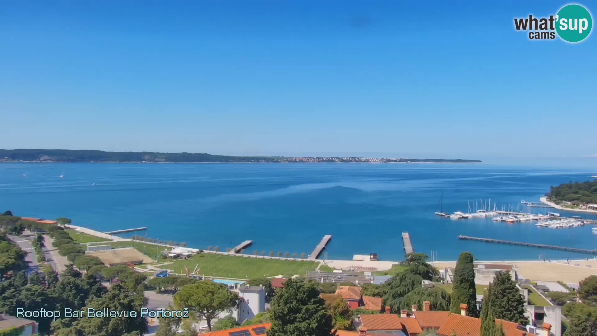 Portorož camera en vivo – Panorama Villa Bellevue