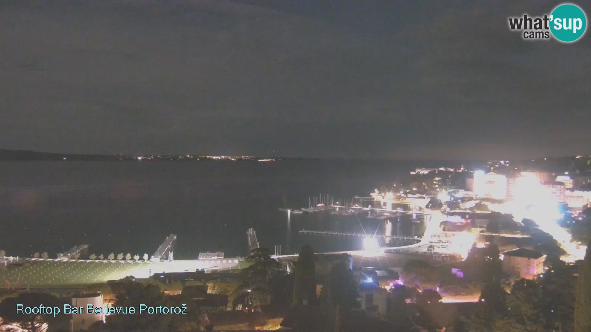 Portorož camera en vivo – Panorama Villa Bellevue