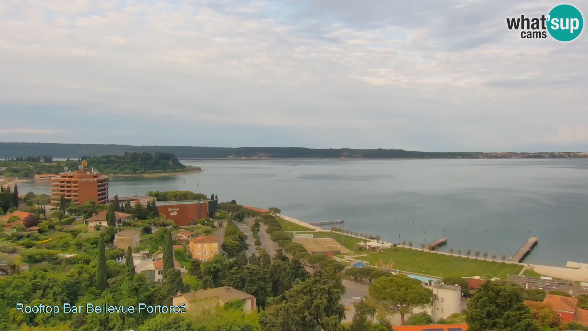 Live webcam Portorož – Panorama dalla Villa Bellevue