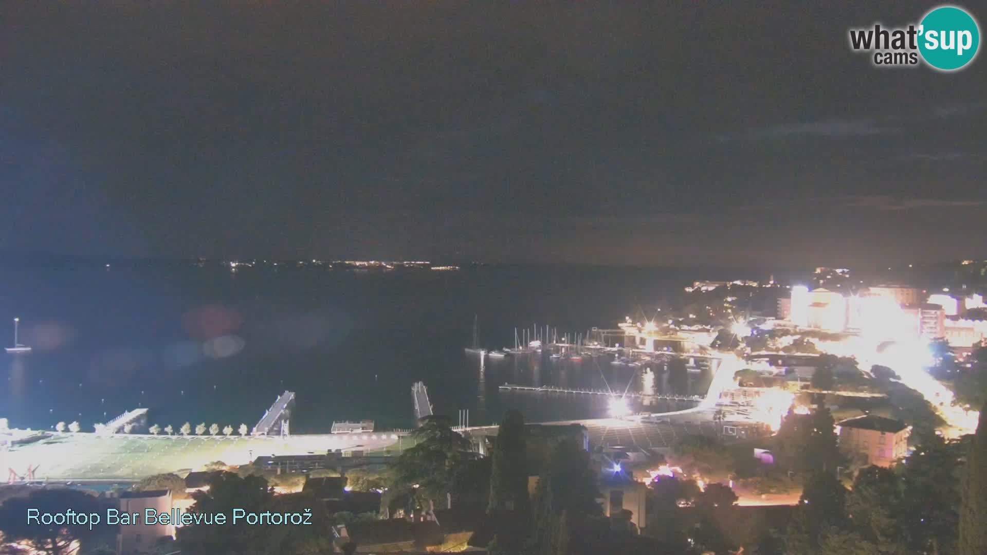 Portorož web kamera – pogled sa Villa Bellevue