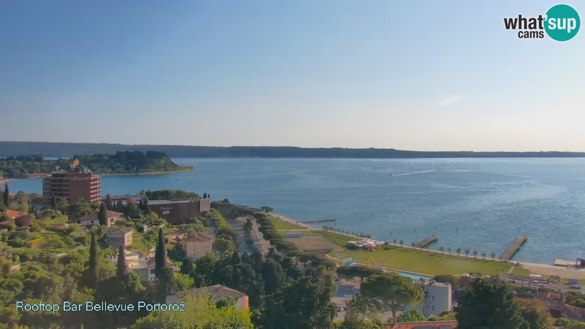 Panorama webcam Portorož – view from Villa Bellevue