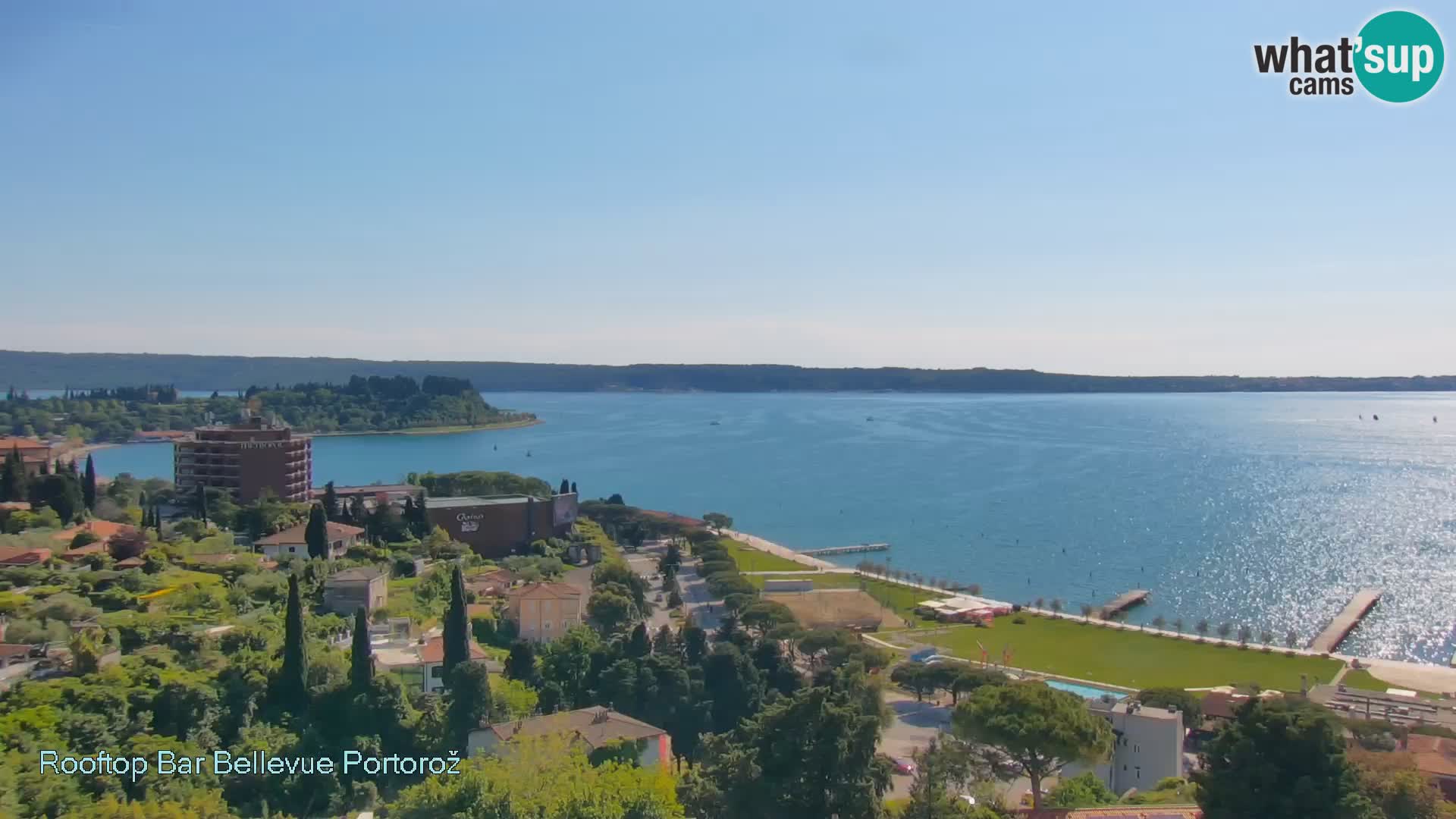 Portorož camera en vivo – Panorama Villa Bellevue