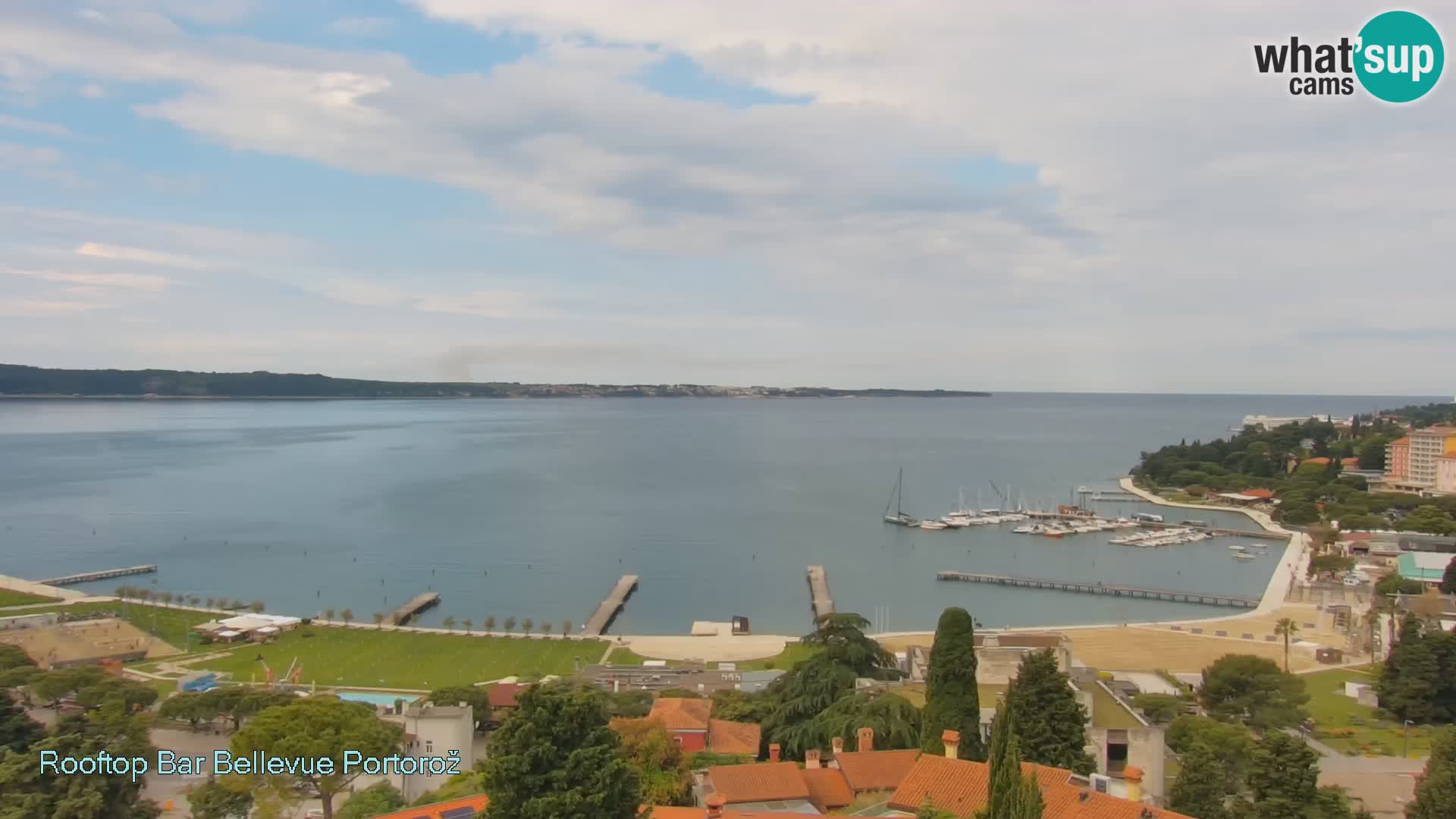 Portorož camera en vivo – Panorama Villa Bellevue