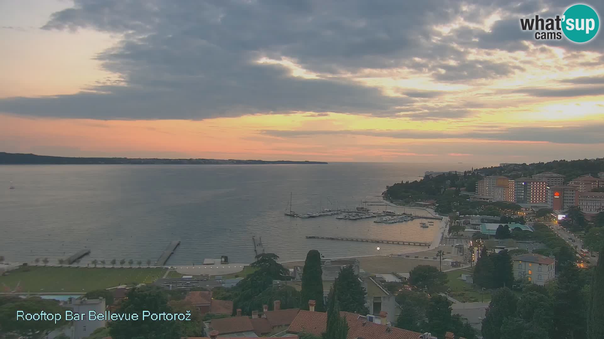 Panorama webcam Portorož – view from Villa Bellevue