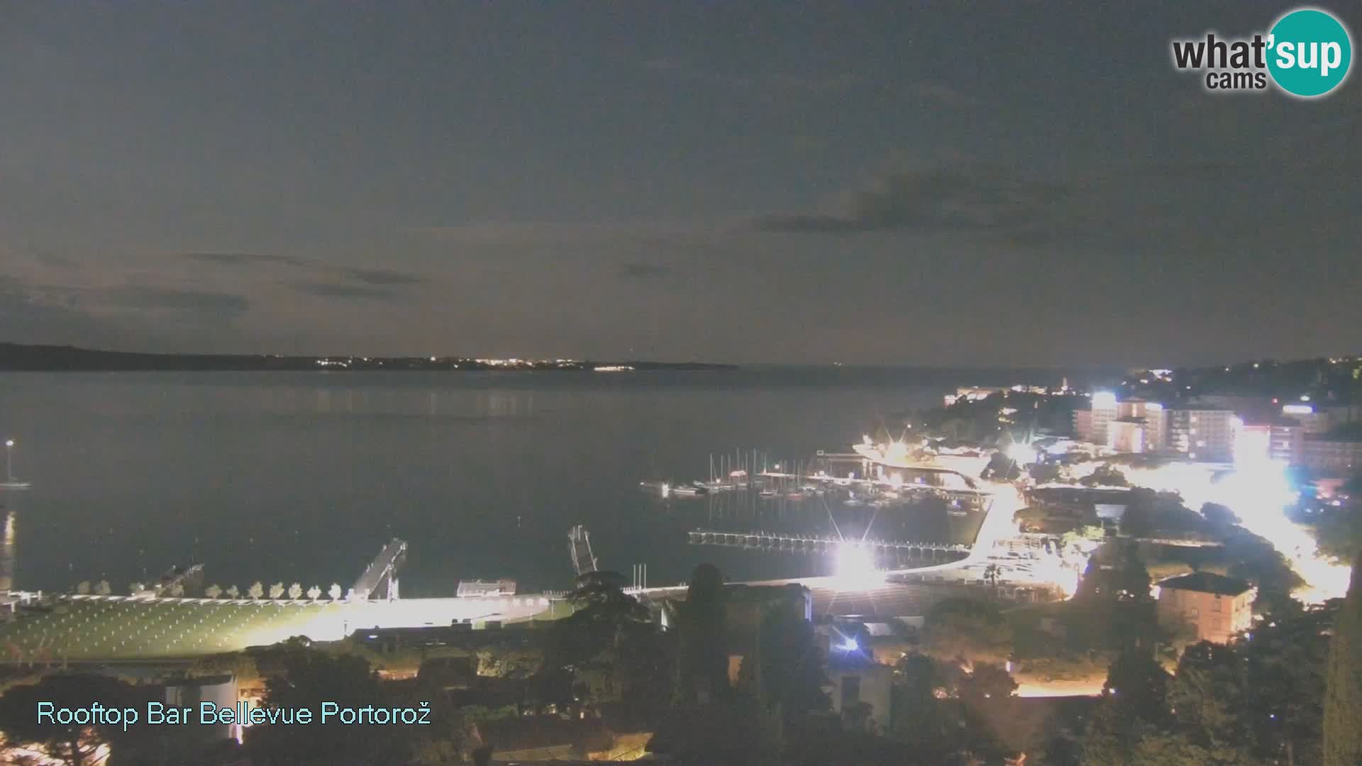 Panorama webcam Portorož – view from Villa Bellevue