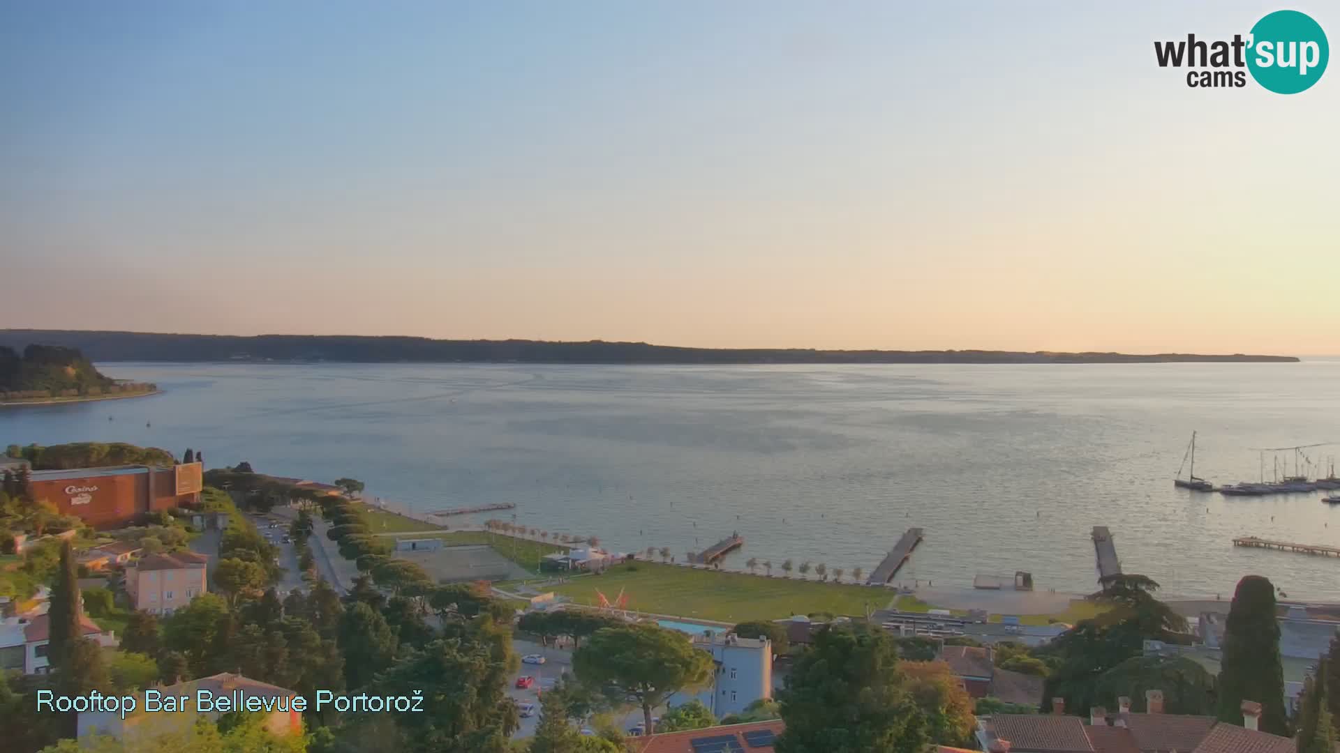 Portorož camera en vivo – Panorama Villa Bellevue