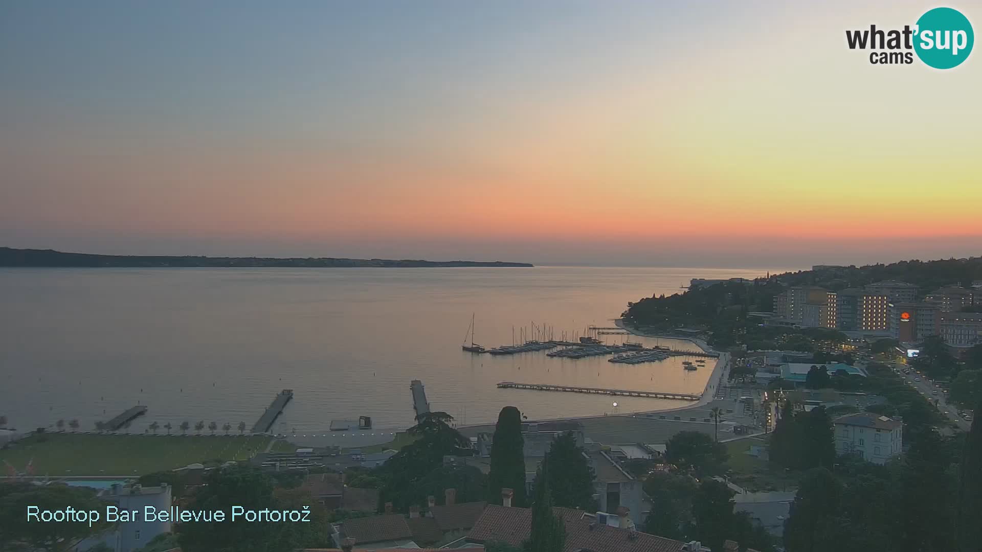 Panorama webcam Portorož – view from Villa Bellevue
