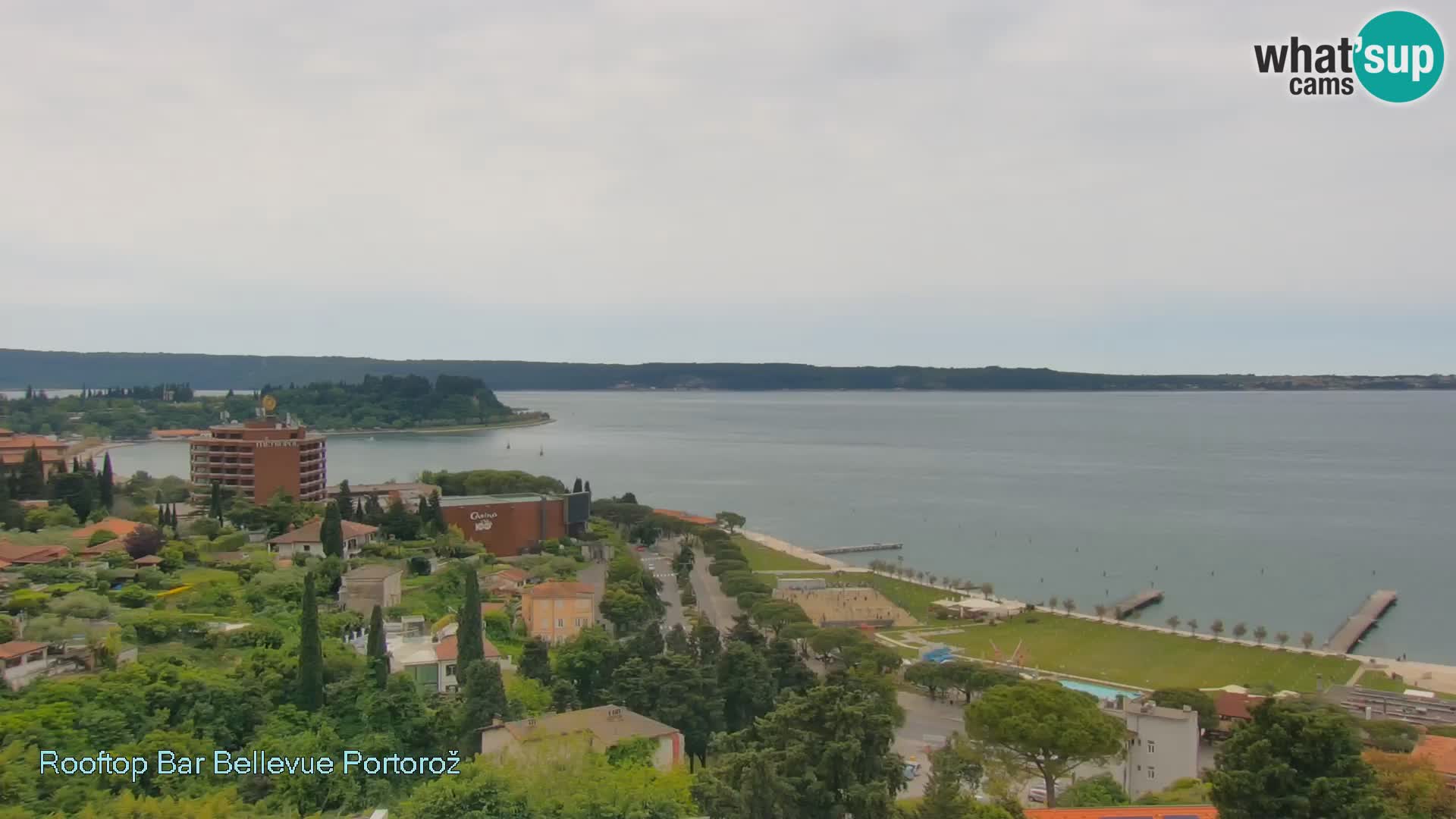 Panorama webcam Portorož – view from Villa Bellevue