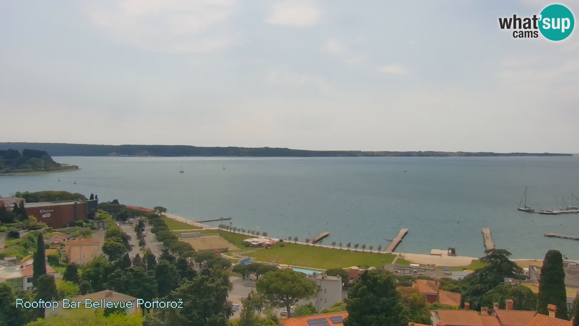 Portorož camera en vivo – Panorama Villa Bellevue