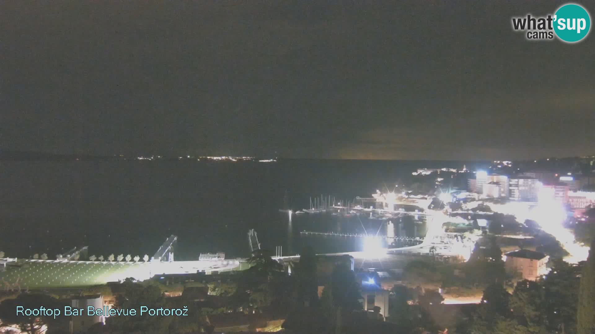 Portorož web kamera – pogled sa Villa Bellevue