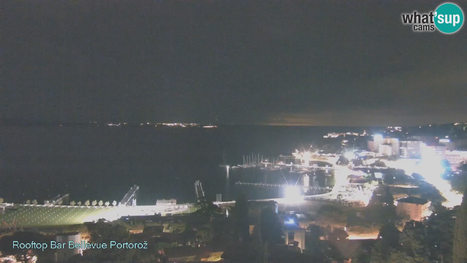 Panorama webcam Portorož – view from Villa Bellevue