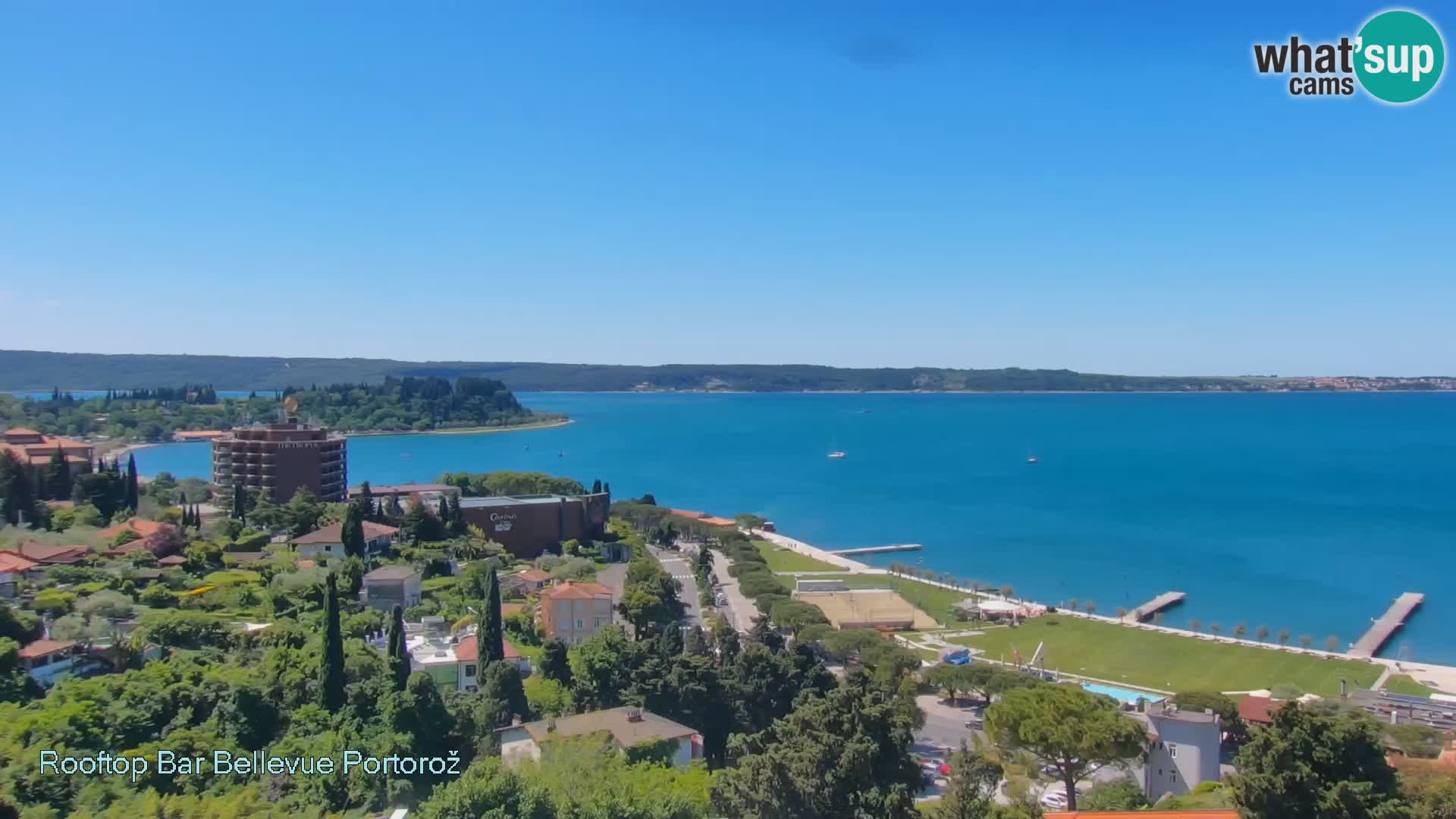 Live webcam Portorož – Panorama dalla Villa Bellevue