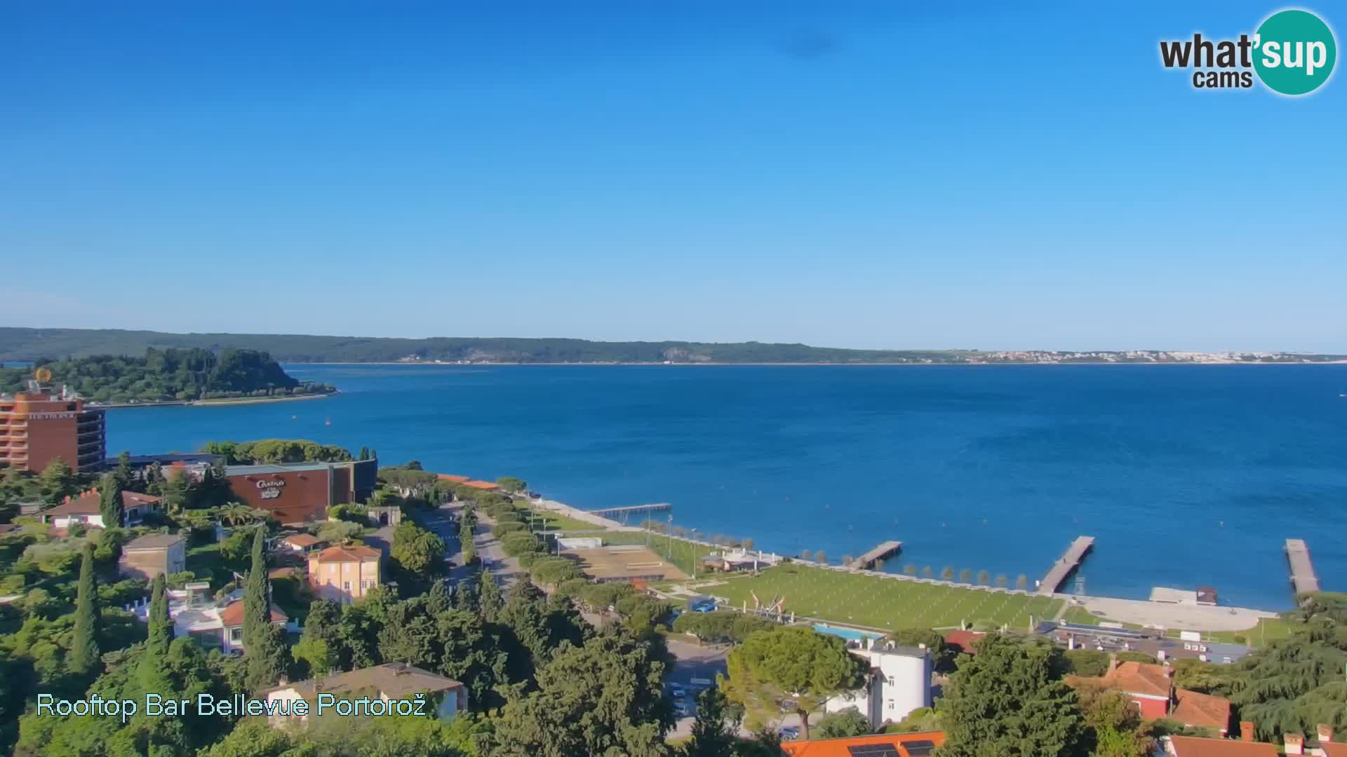 Live webcam Portorož – Panorama dalla Villa Bellevue