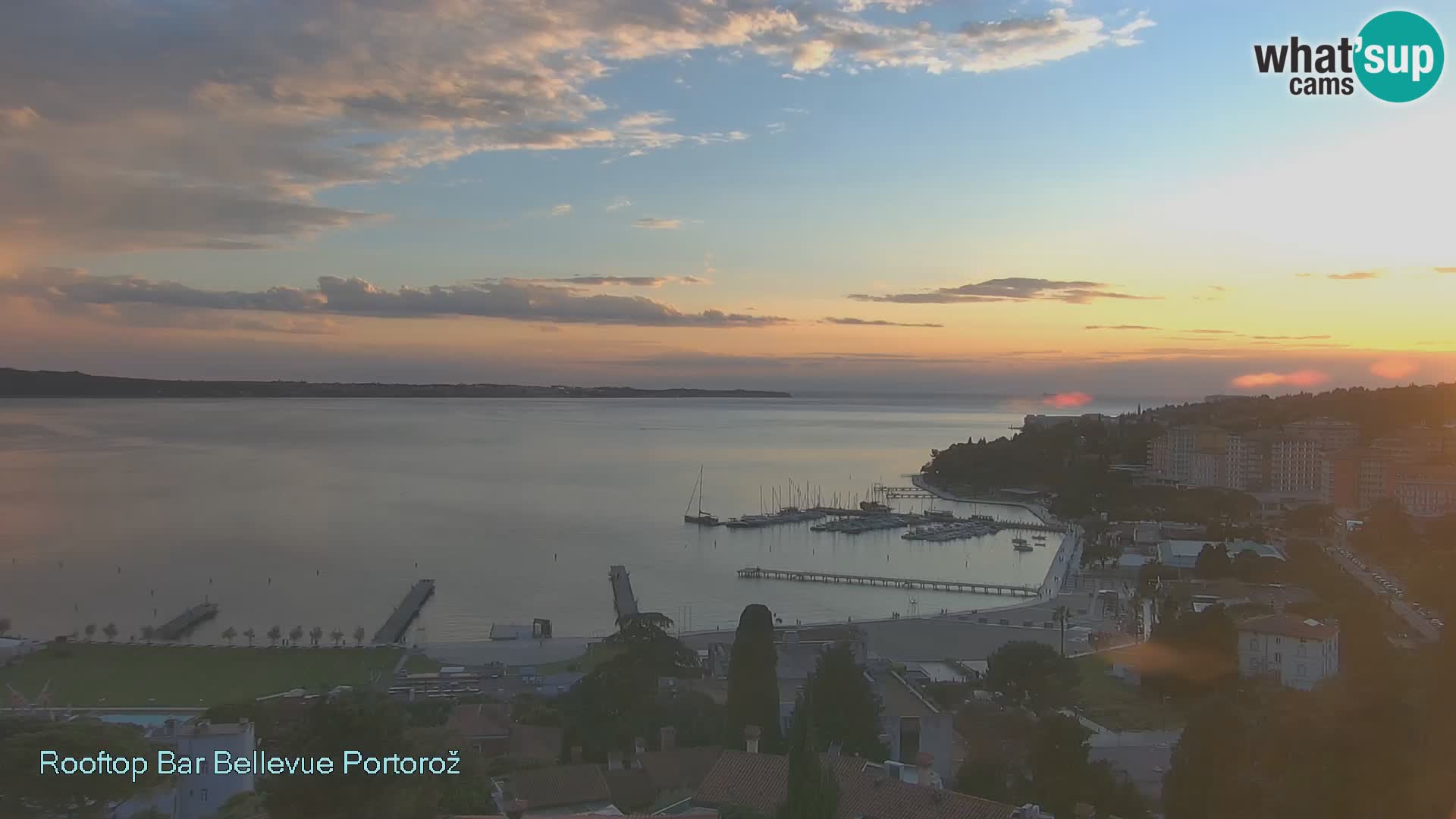 Portorož web kamera – pogled sa Villa Bellevue