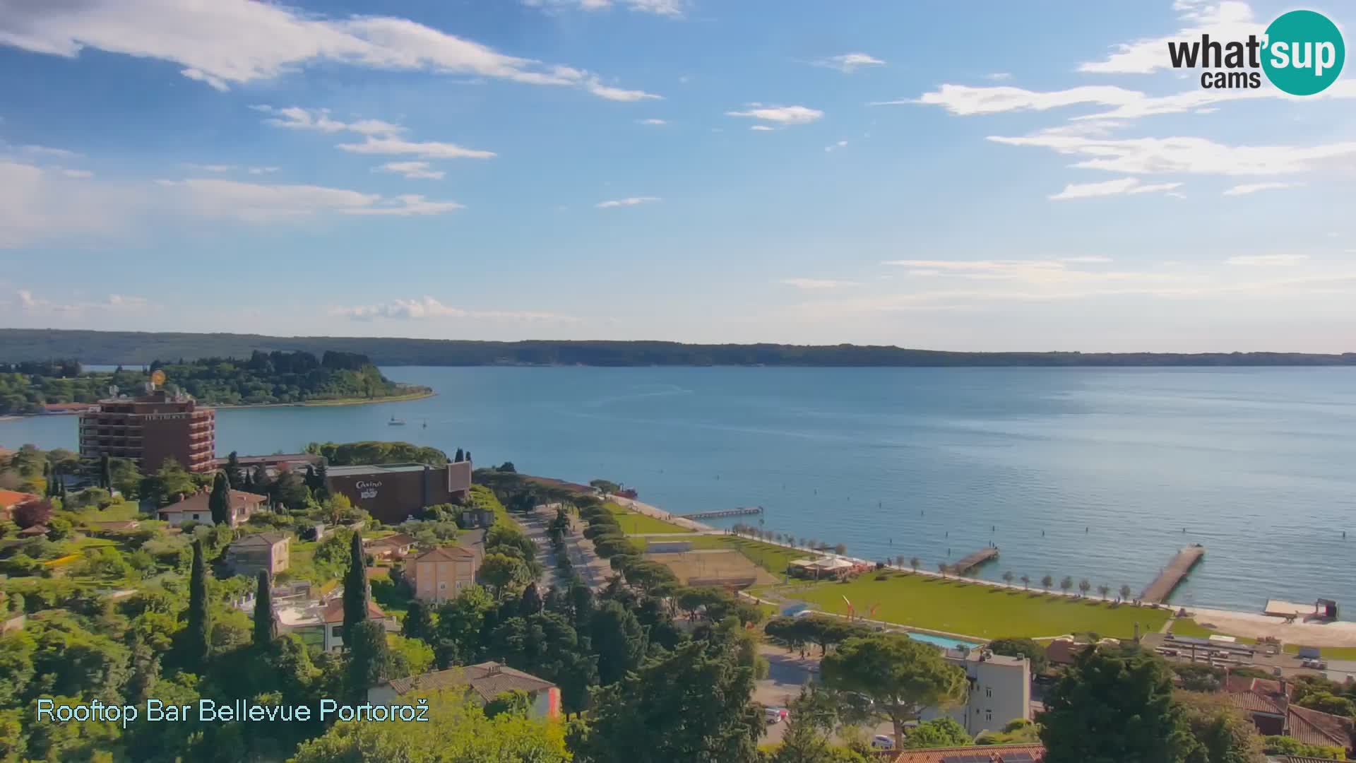 Panorama webcam Portorož – view from Villa Bellevue