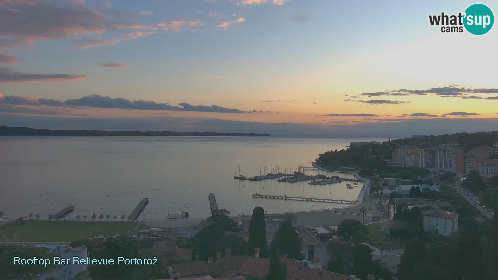 Live webcam Portorož – Panorama dalla Villa Bellevue