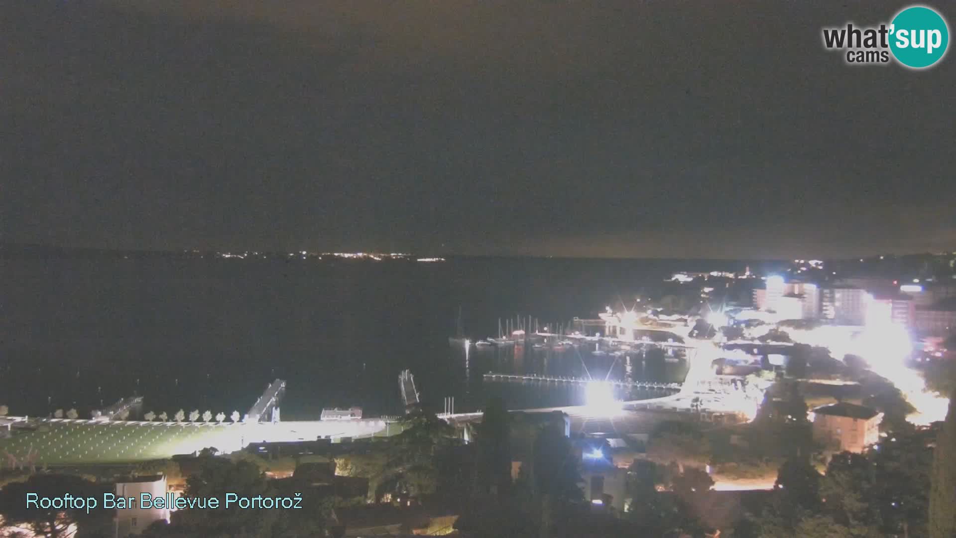 Portorož camera en vivo – Panorama Villa Bellevue
