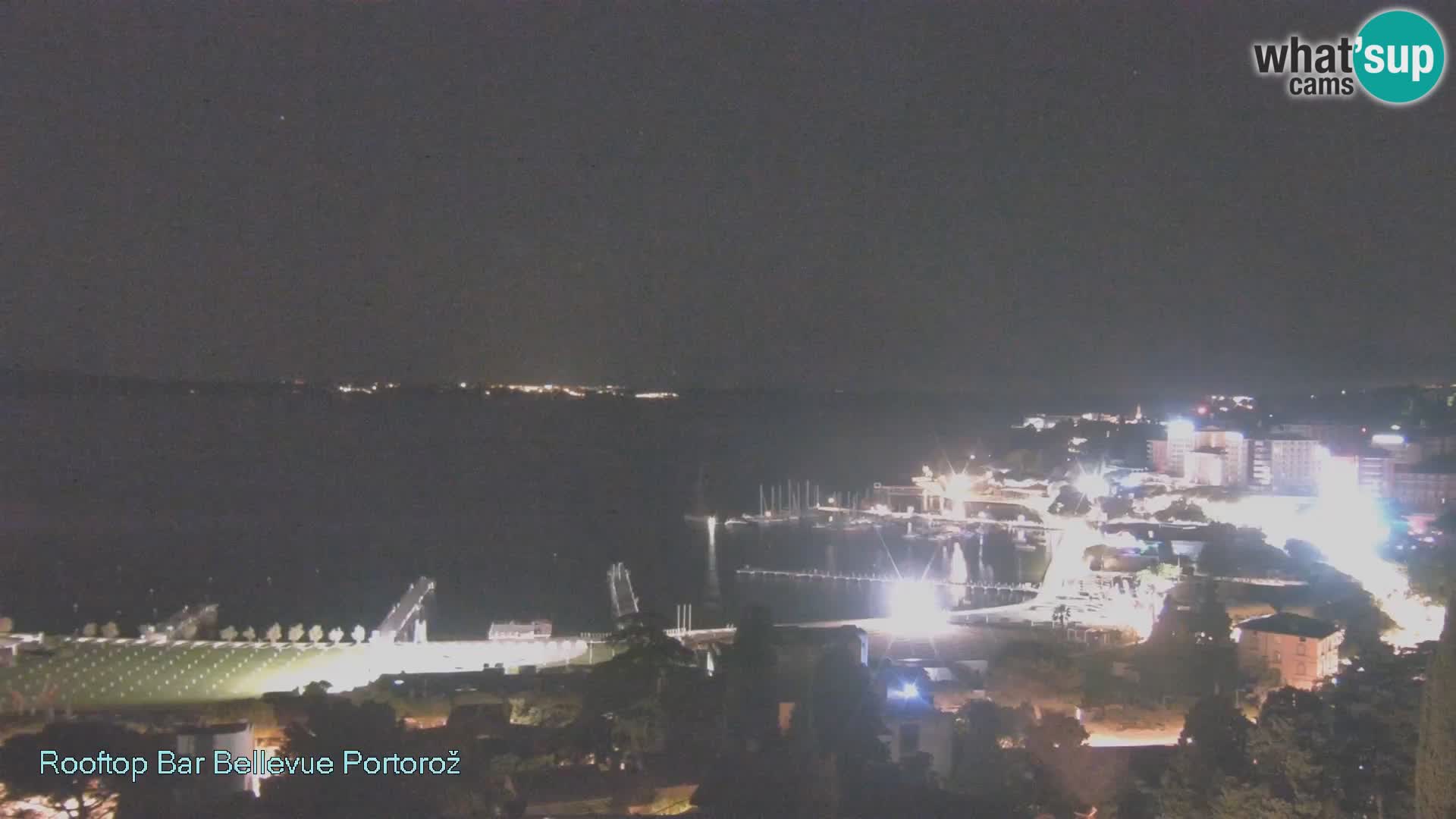 Panorama webcam Portorož – view from Villa Bellevue