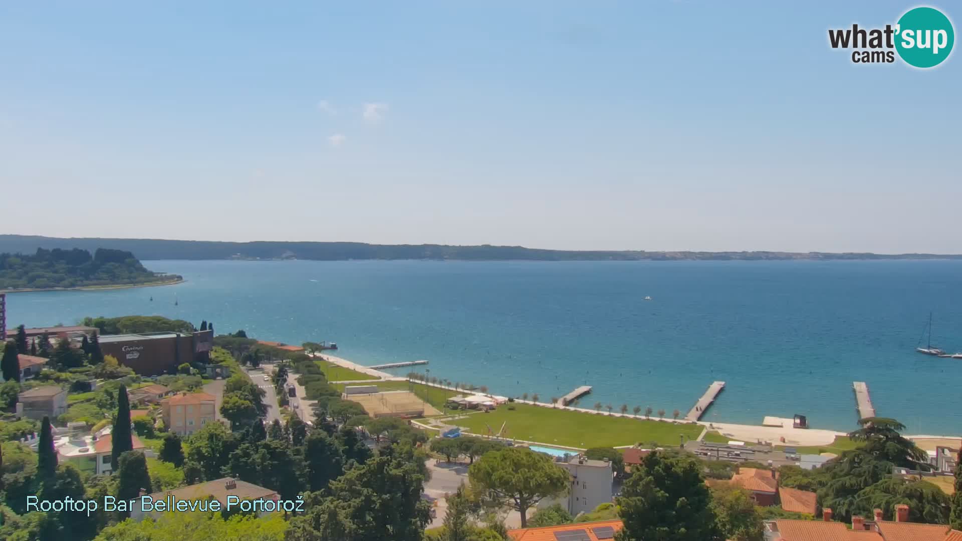 Portorož web kamera – pogled sa Villa Bellevue