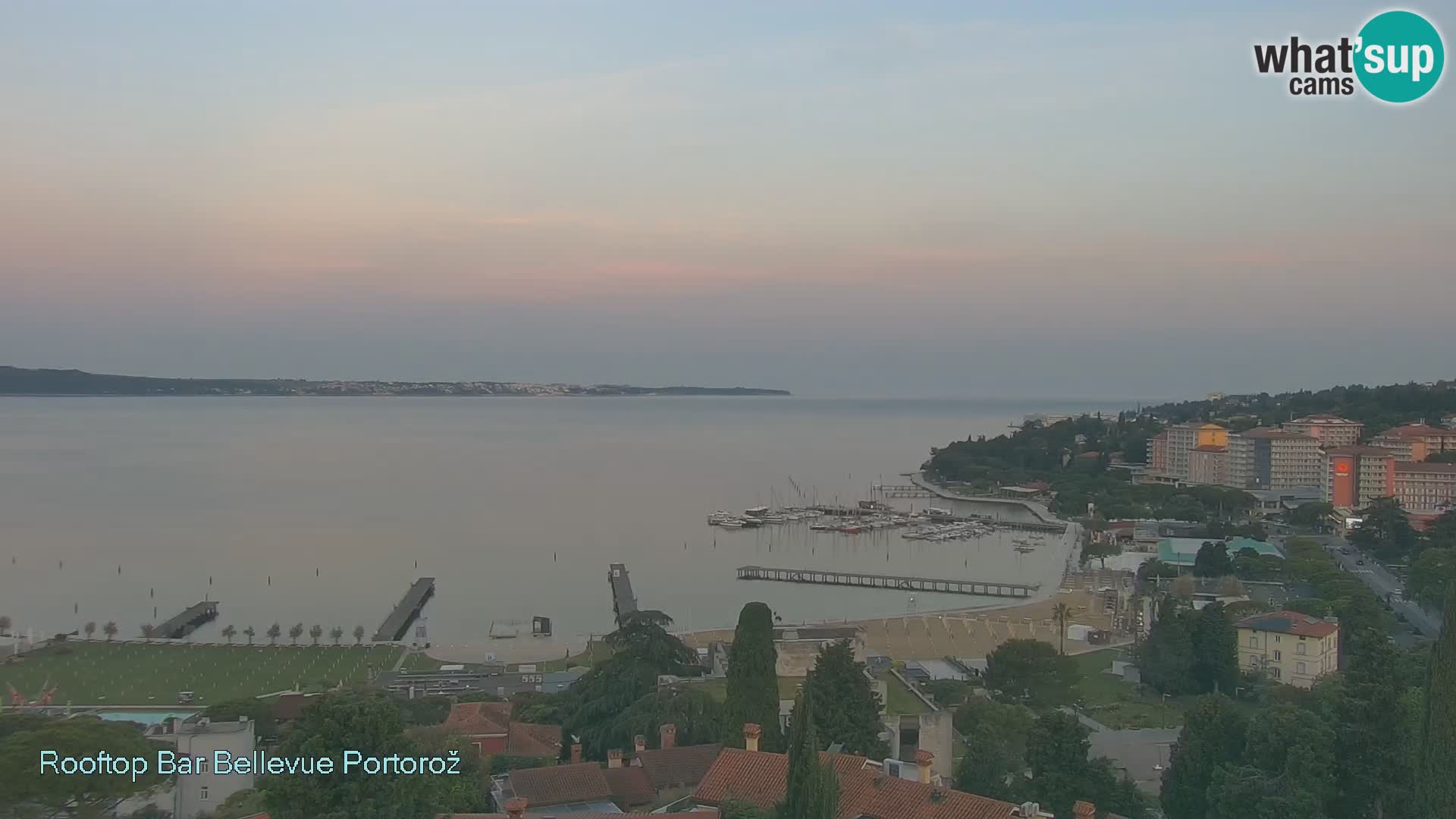 Panorama webcam Portorož – view from Villa Bellevue