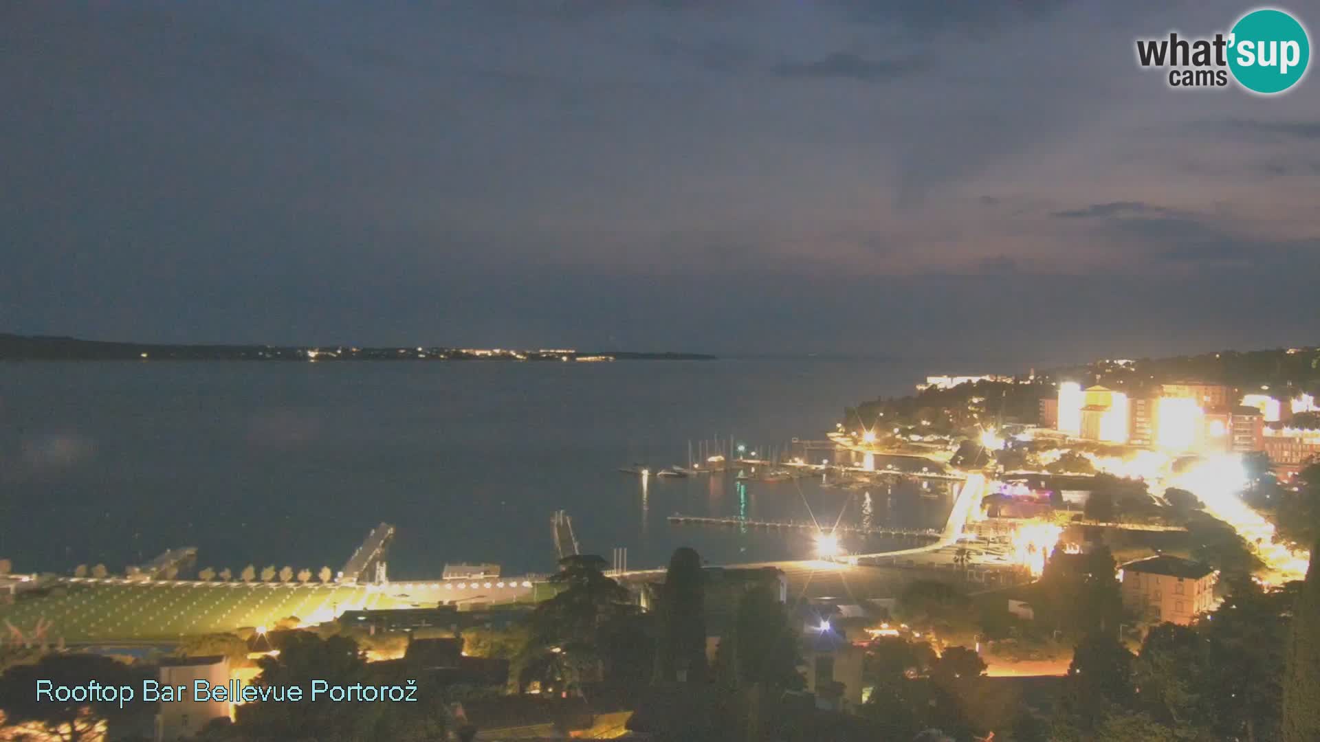 Portorož camera en vivo – Panorama Villa Bellevue
