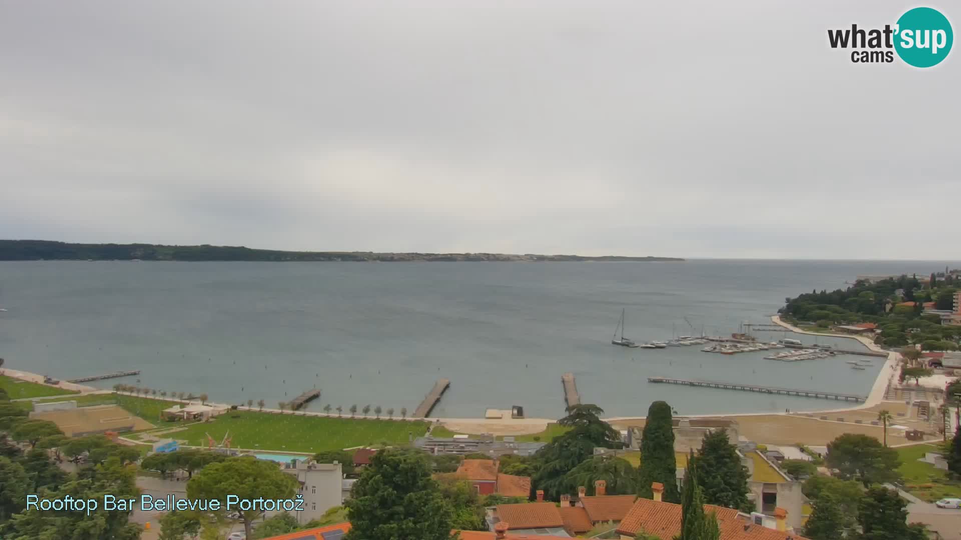 Portorož camera en vivo – Panorama Villa Bellevue