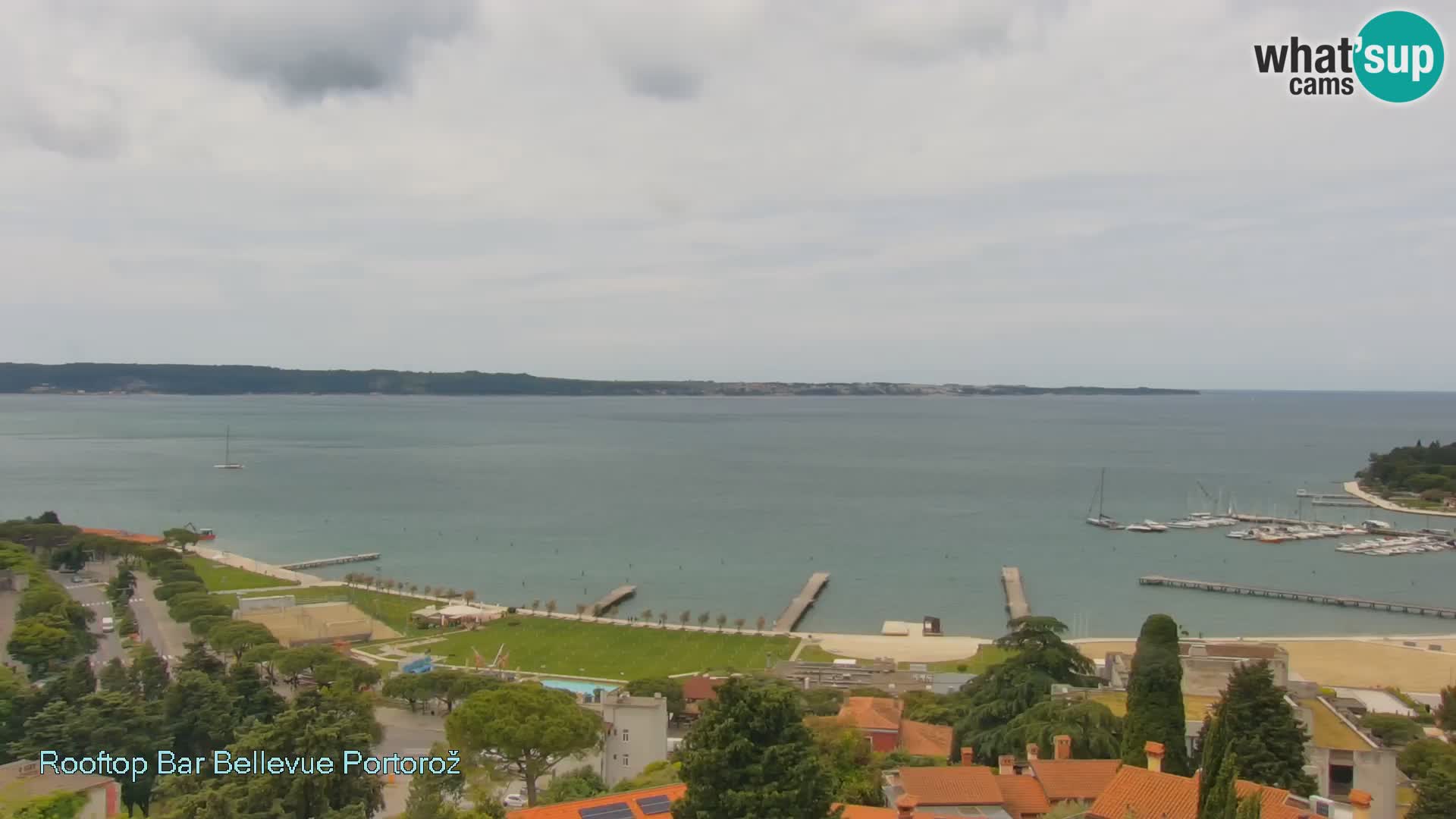 Portorož camera en vivo – Panorama Villa Bellevue