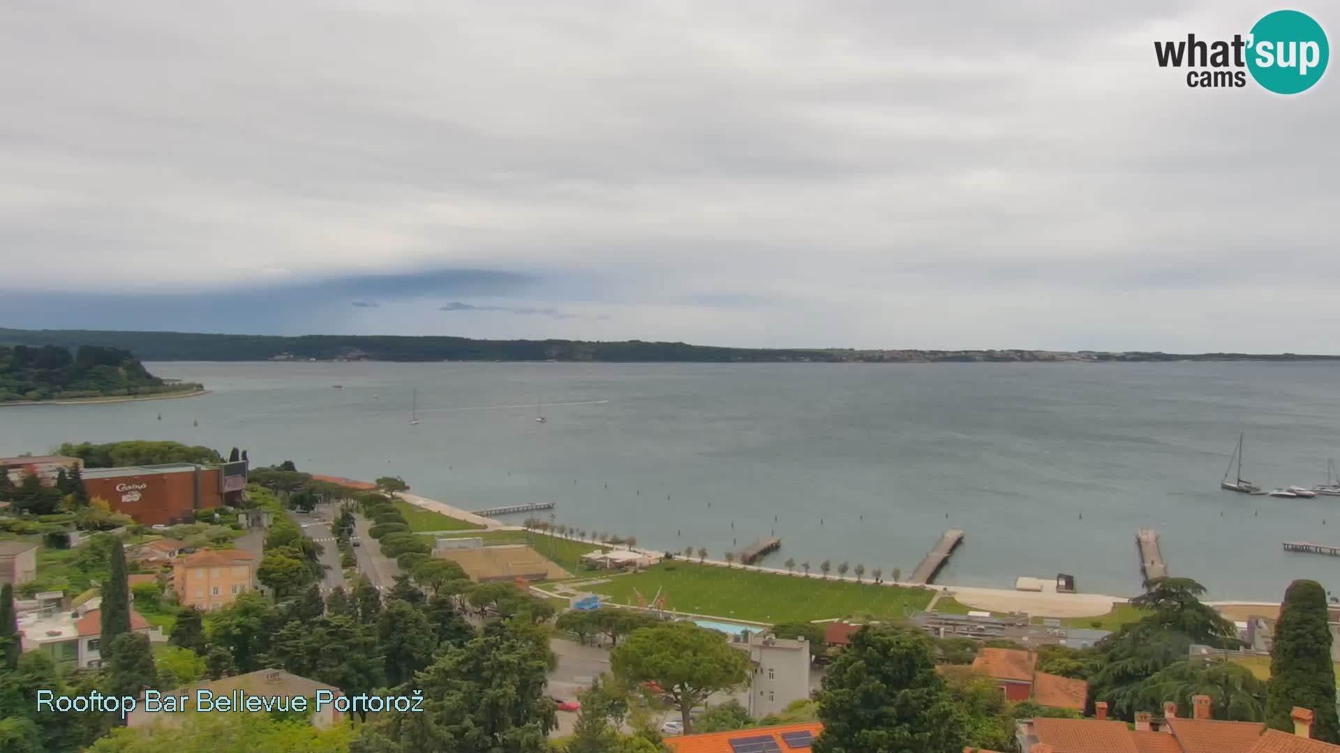 Portorož camera en vivo – Panorama Villa Bellevue