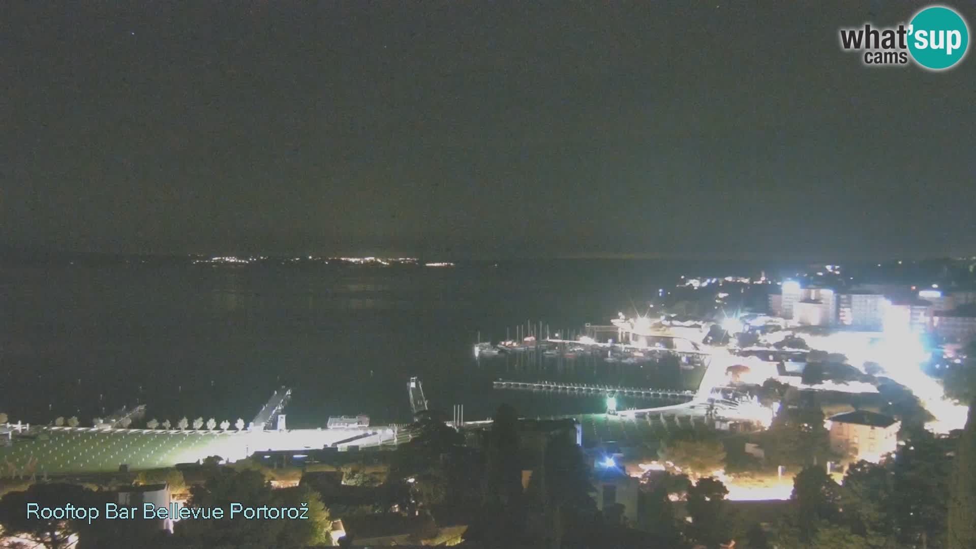 Panorama webcam Portorož – view from Villa Bellevue