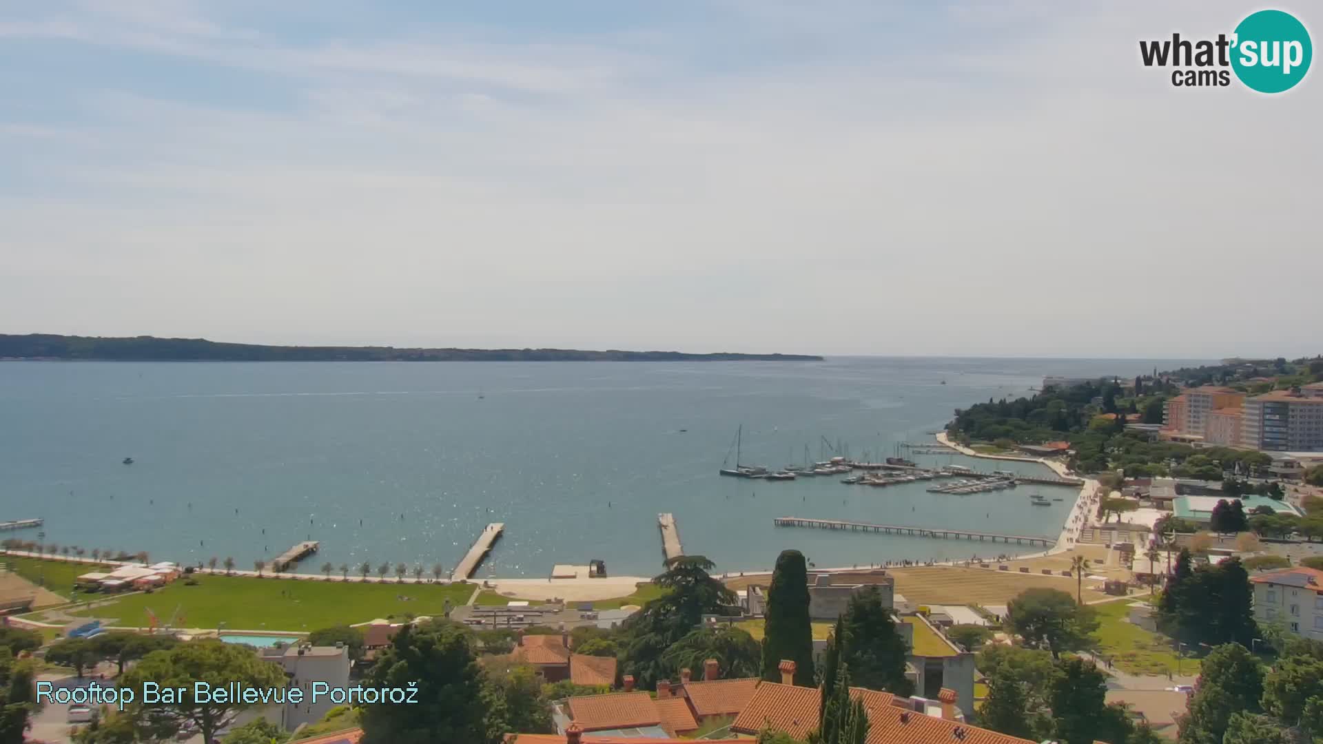 Portorož camera en vivo – Panorama Villa Bellevue