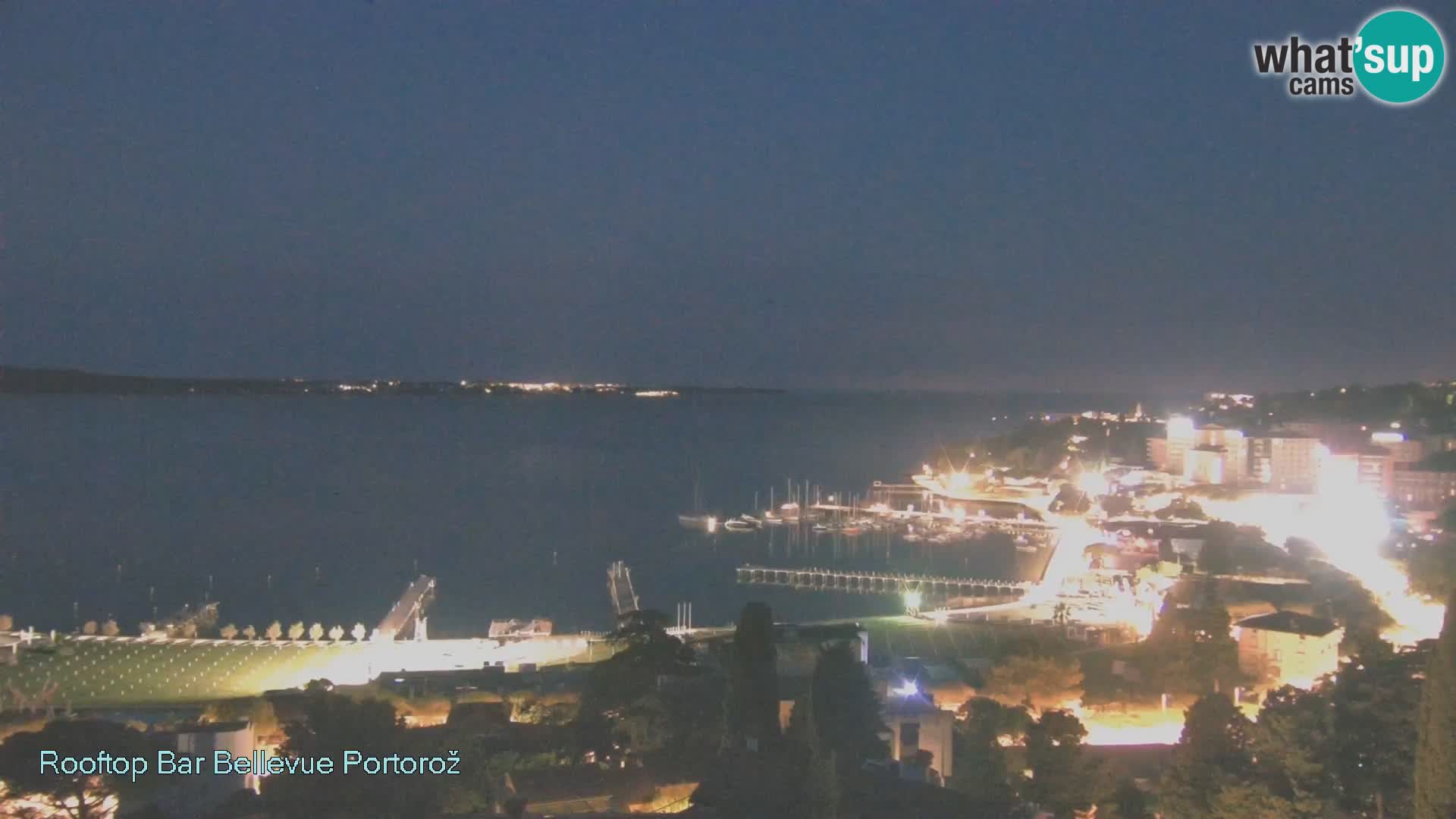 Live webcam Portorož – Panorama dalla Villa Bellevue