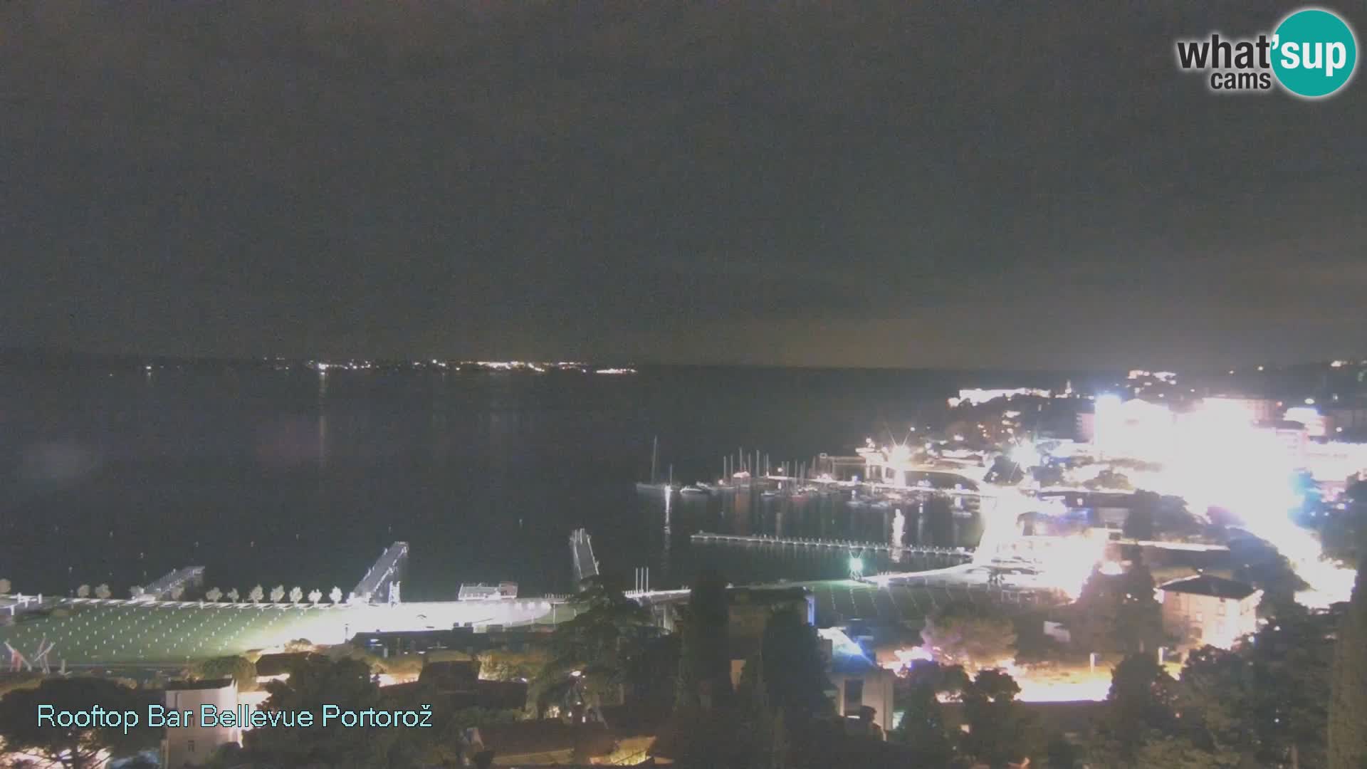 Portorož web kamera – pogled sa Villa Bellevue