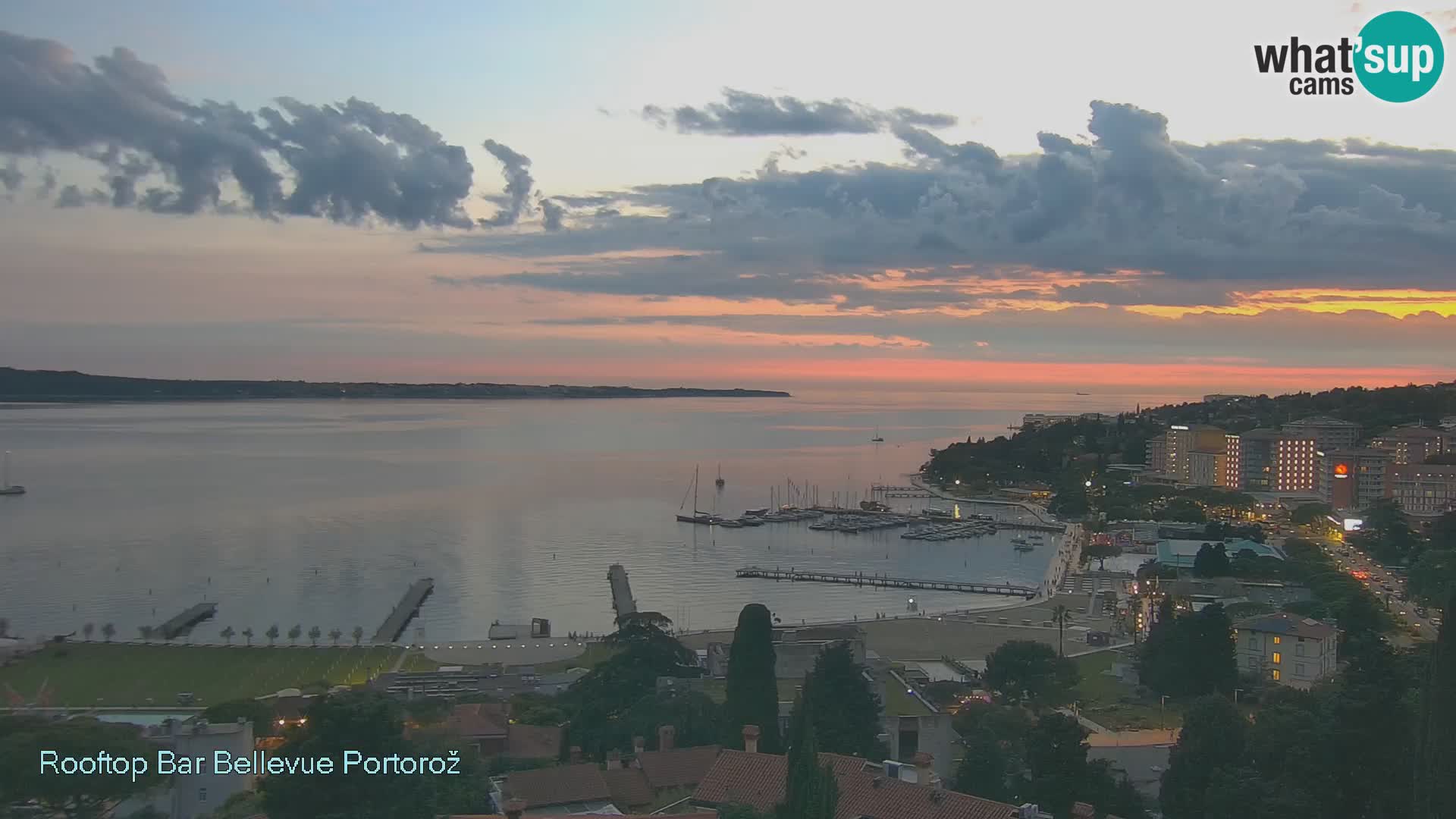 Portorož camera en vivo – Panorama Villa Bellevue