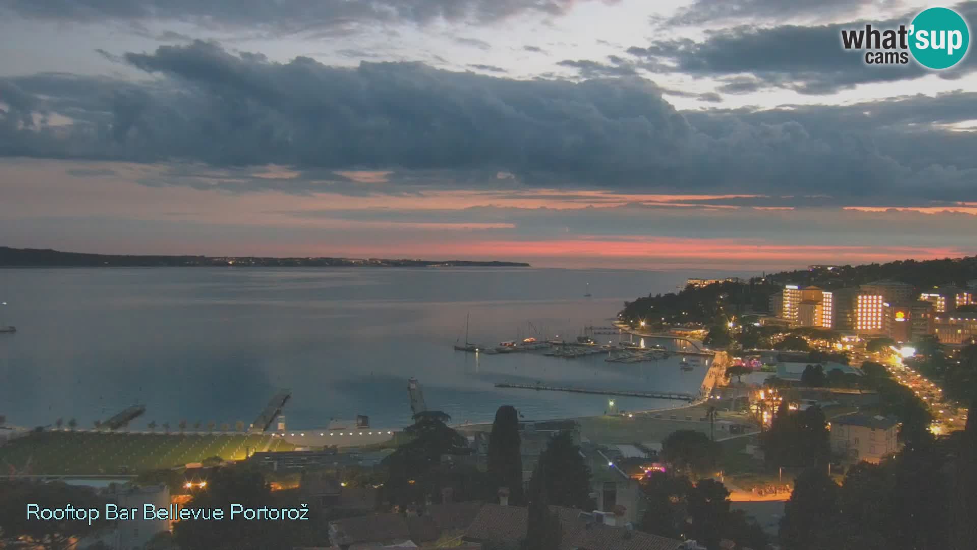 Portorož camera en vivo – Panorama Villa Bellevue