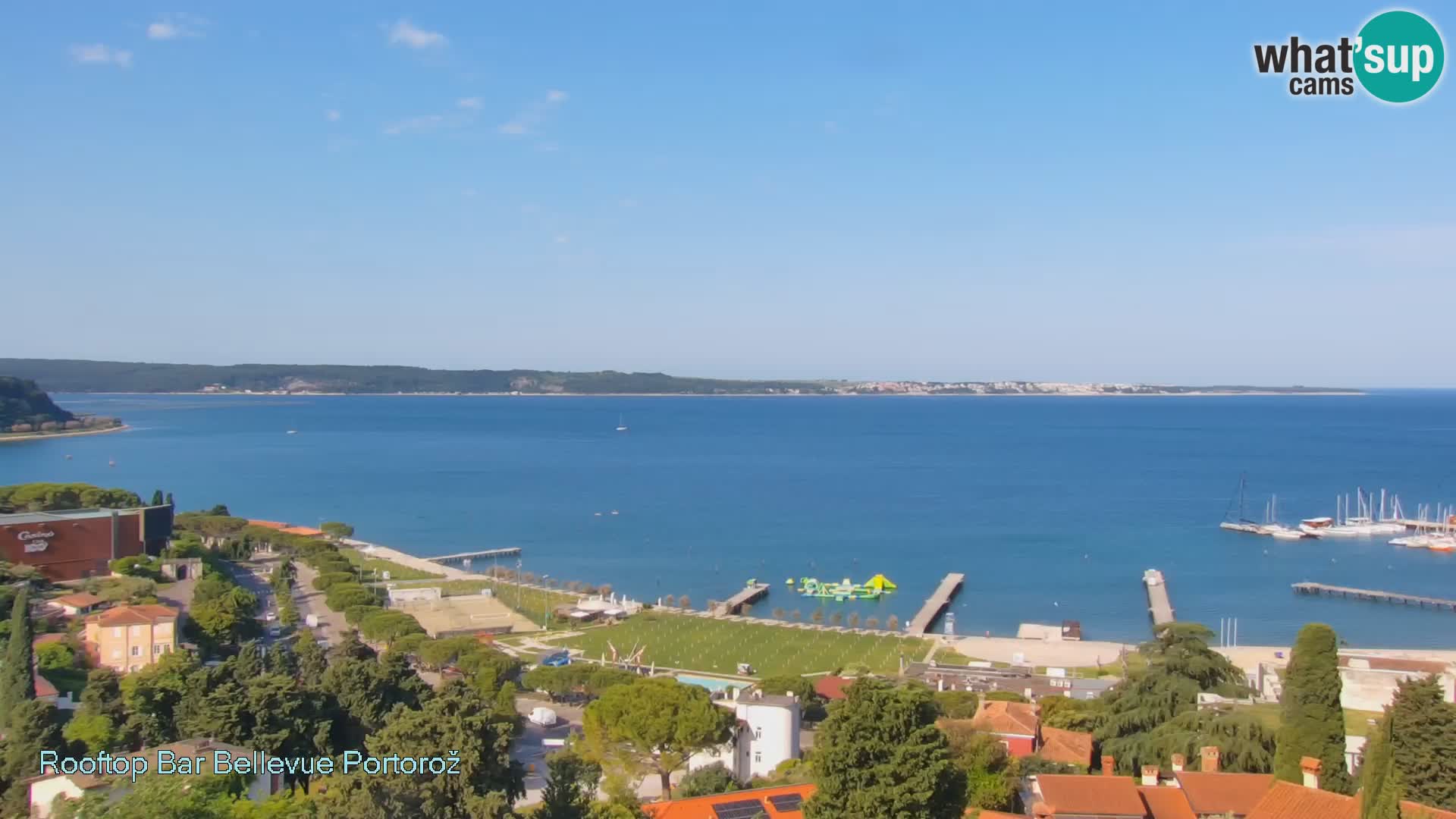 Portorož camera en vivo – Panorama Villa Bellevue
