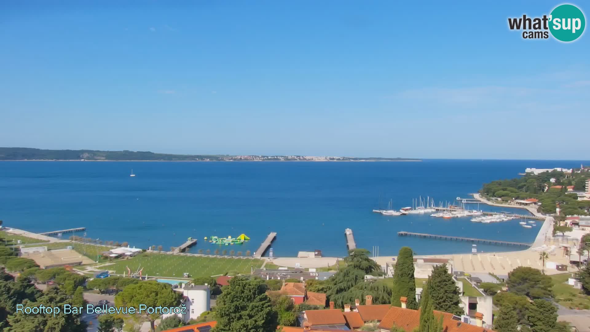 Live webcam Portorož – Panorama dalla Villa Bellevue
