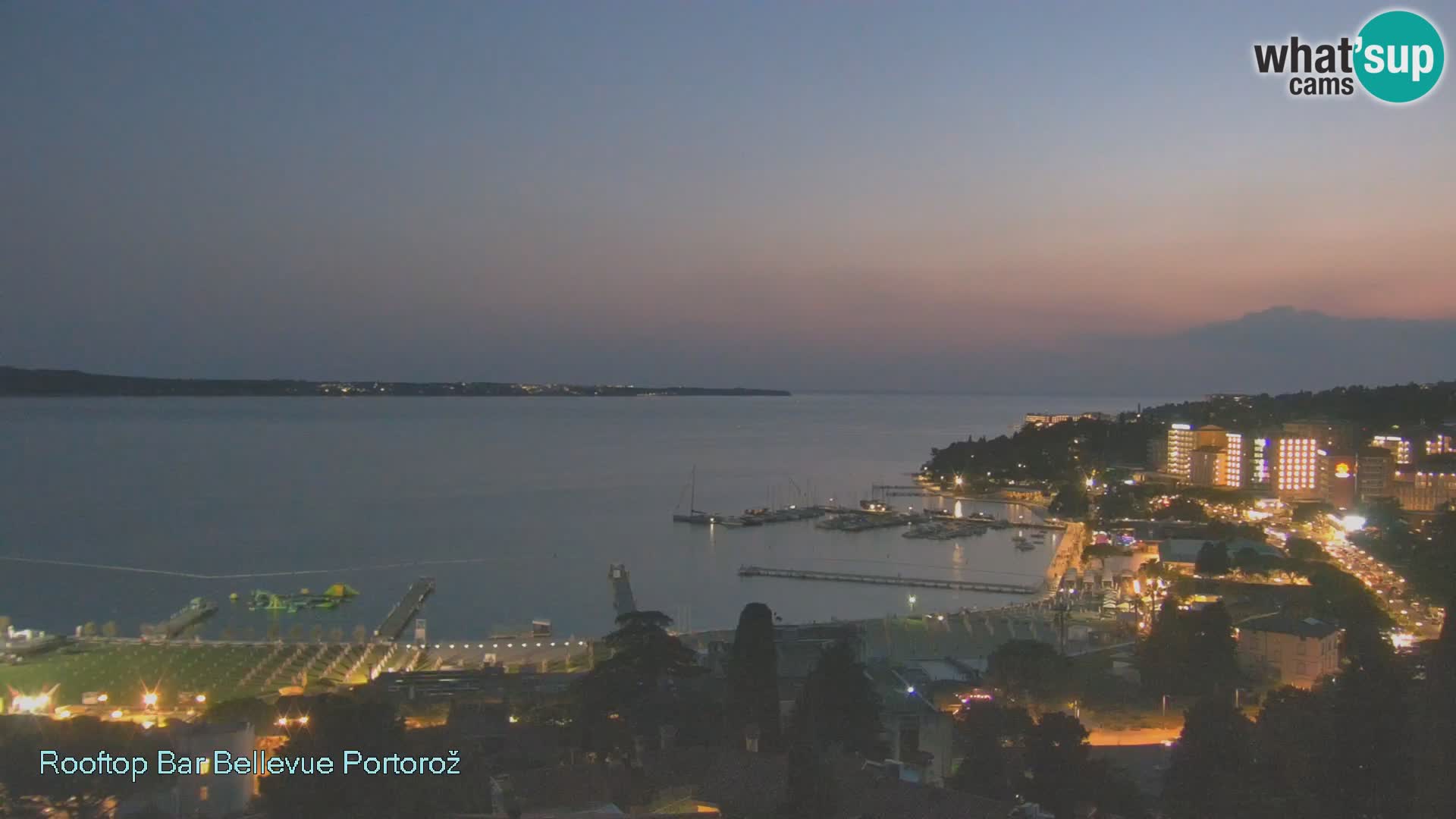 Panorama webcam Portorož – view from Villa Bellevue