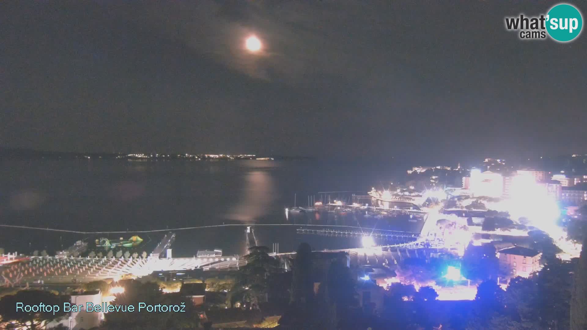 Portorož web kamera – pogled sa Villa Bellevue