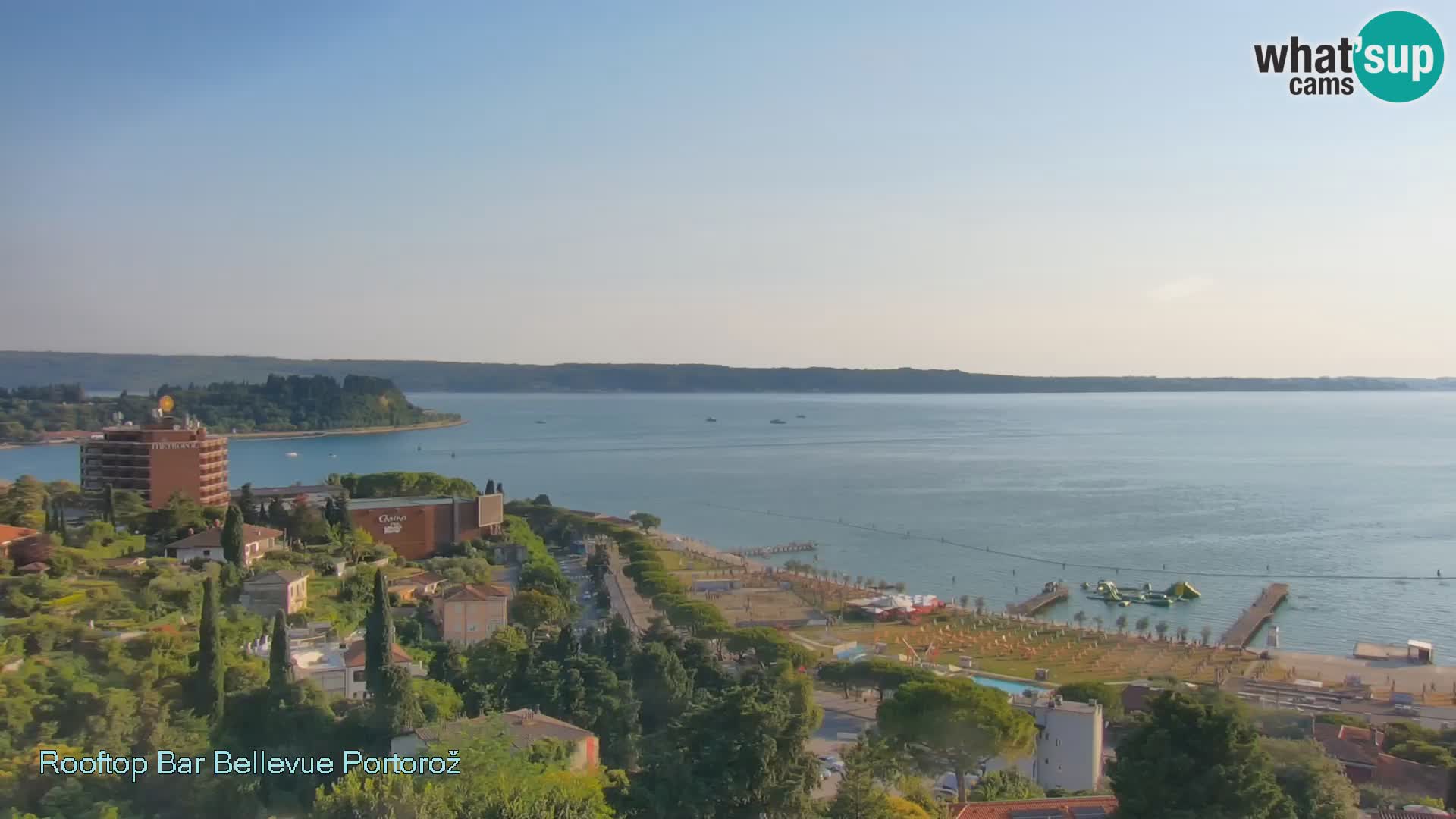 Panorama webcam Portorož – view from Villa Bellevue