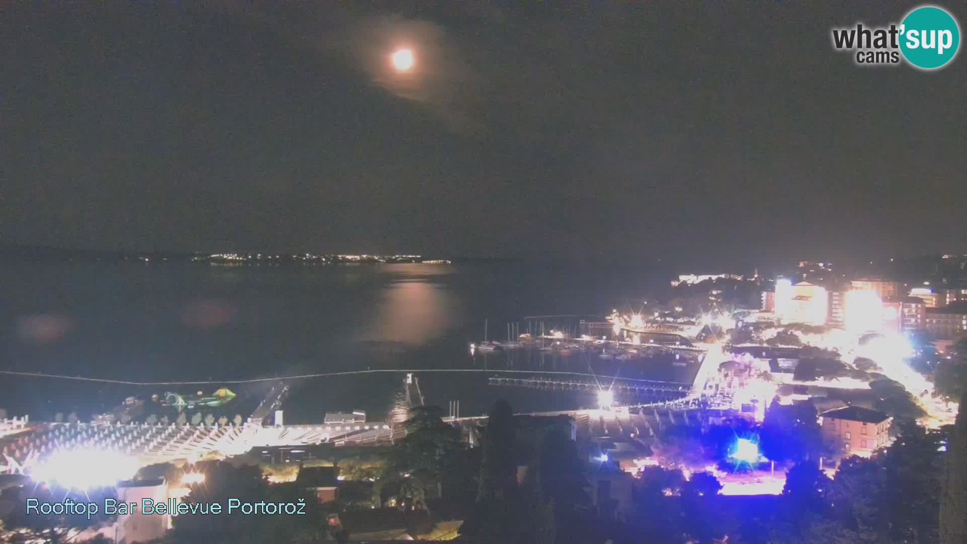 Panorama webcam Portorož – view from Villa Bellevue