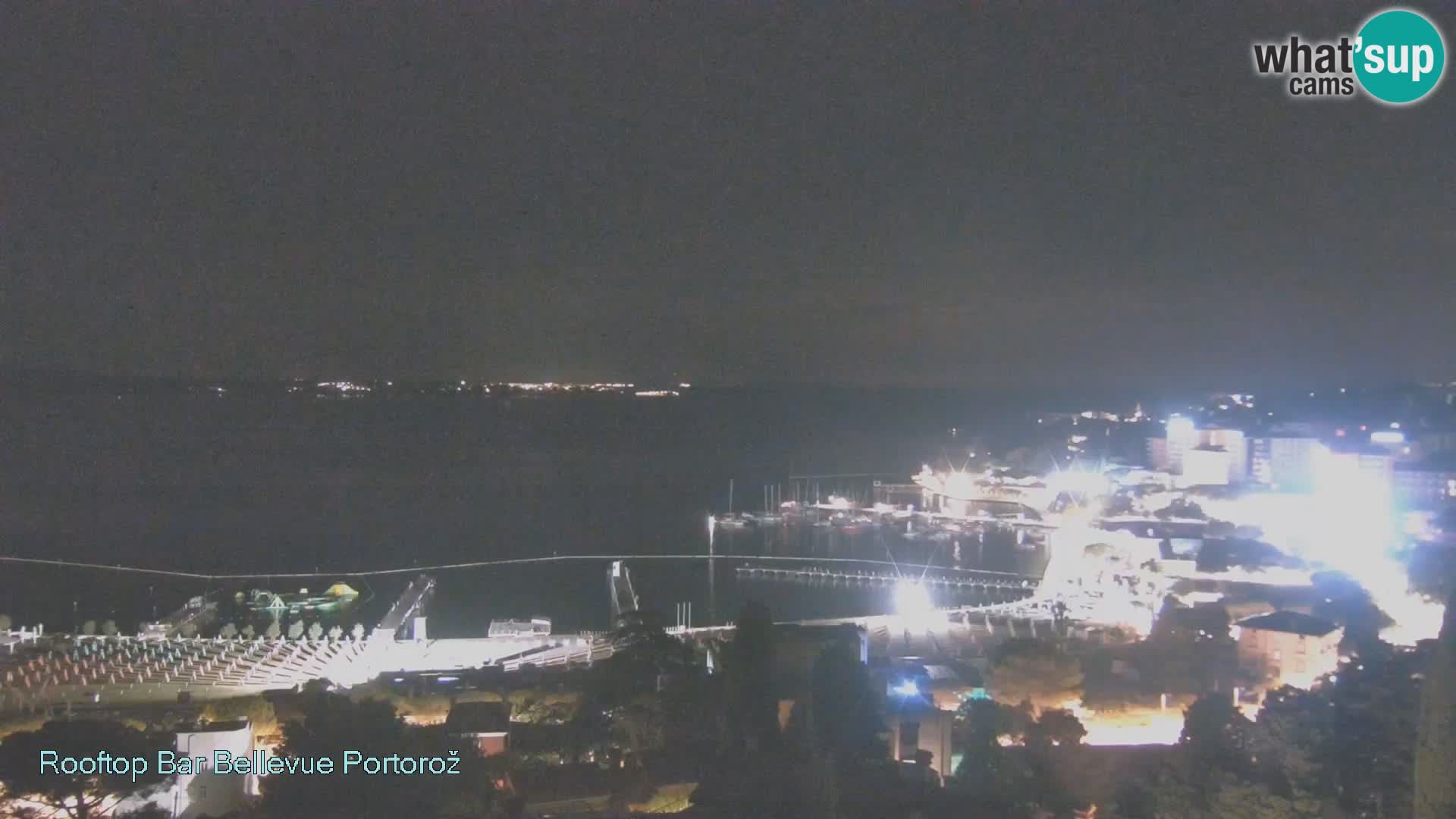 Portorož camera en vivo – Panorama Villa Bellevue