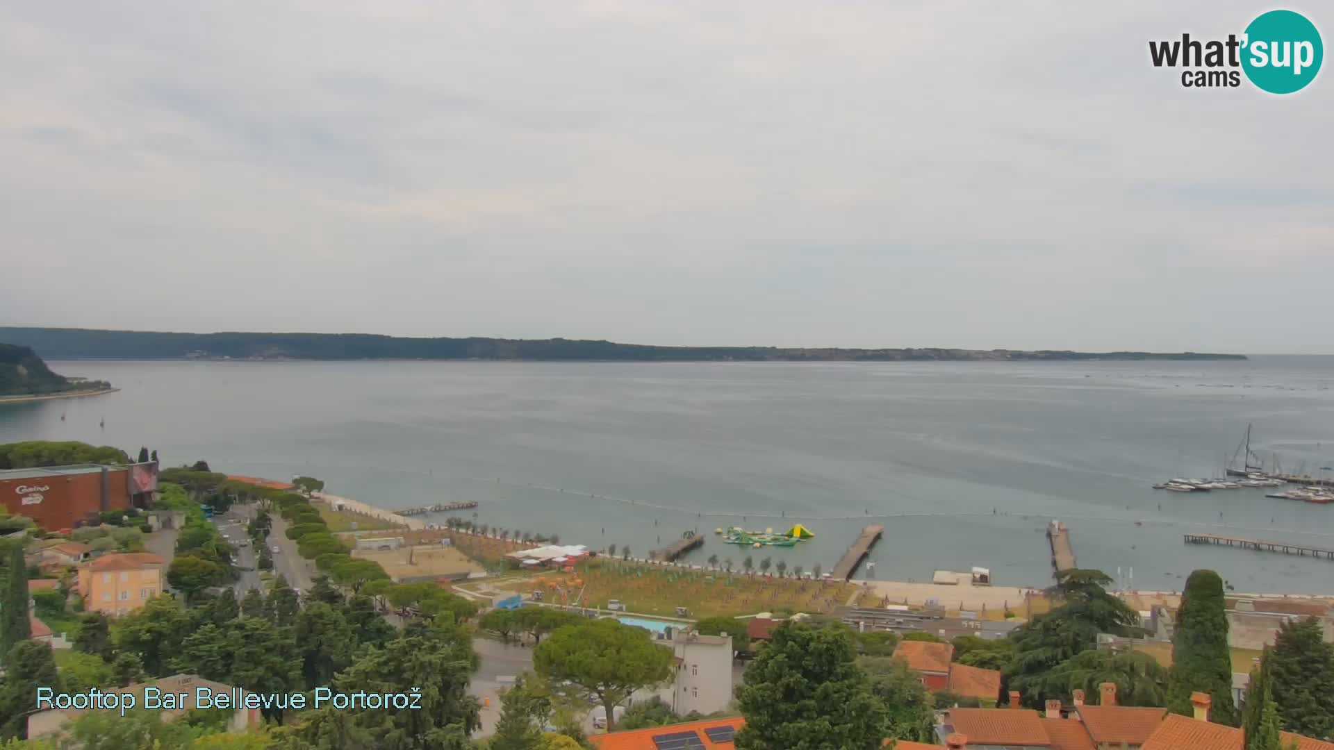 Panorama webcam Portorož – view from Villa Bellevue
